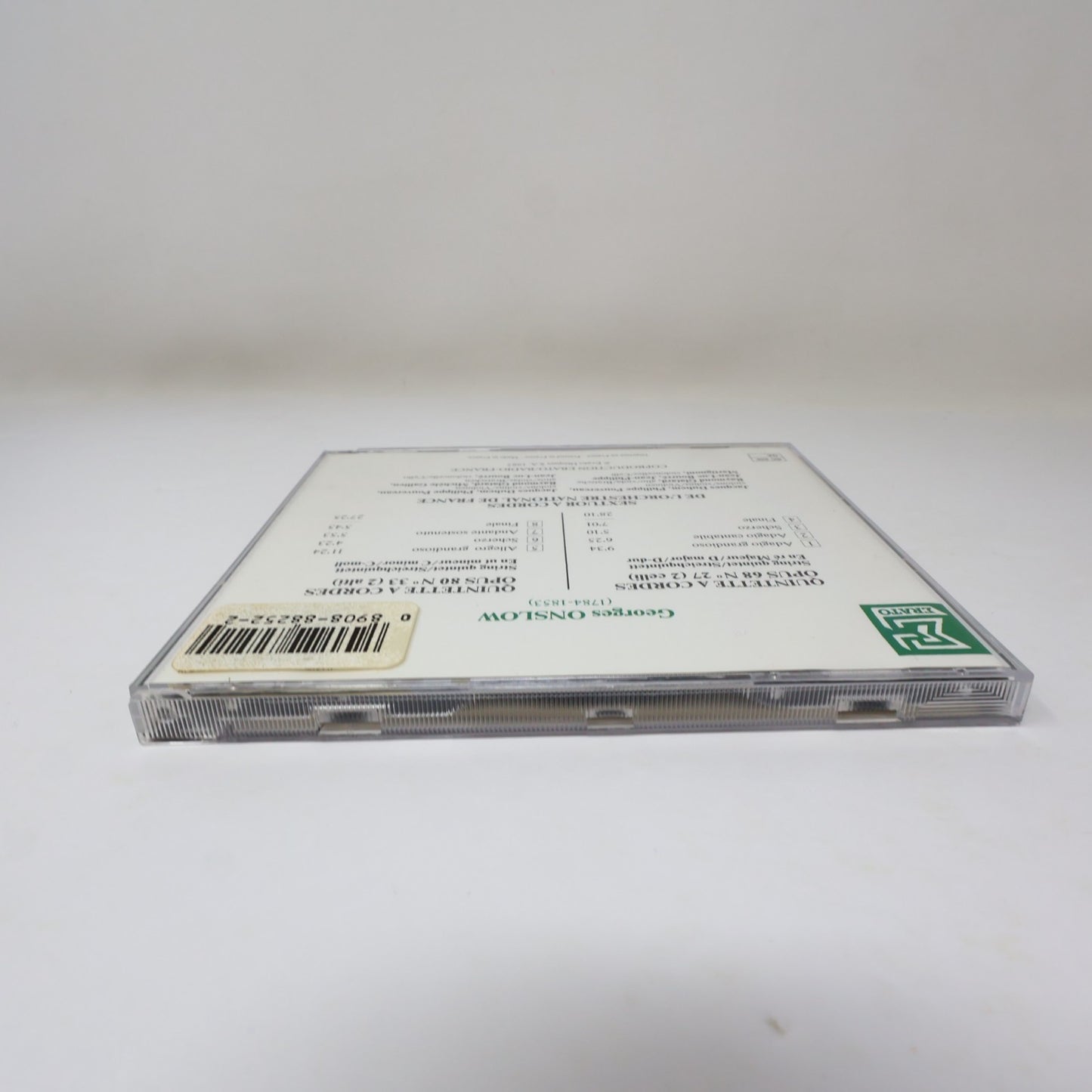 Georges Onslow 2 Quintettes à Cordes CD Erato 1987 Classical Romantic ECD 88252