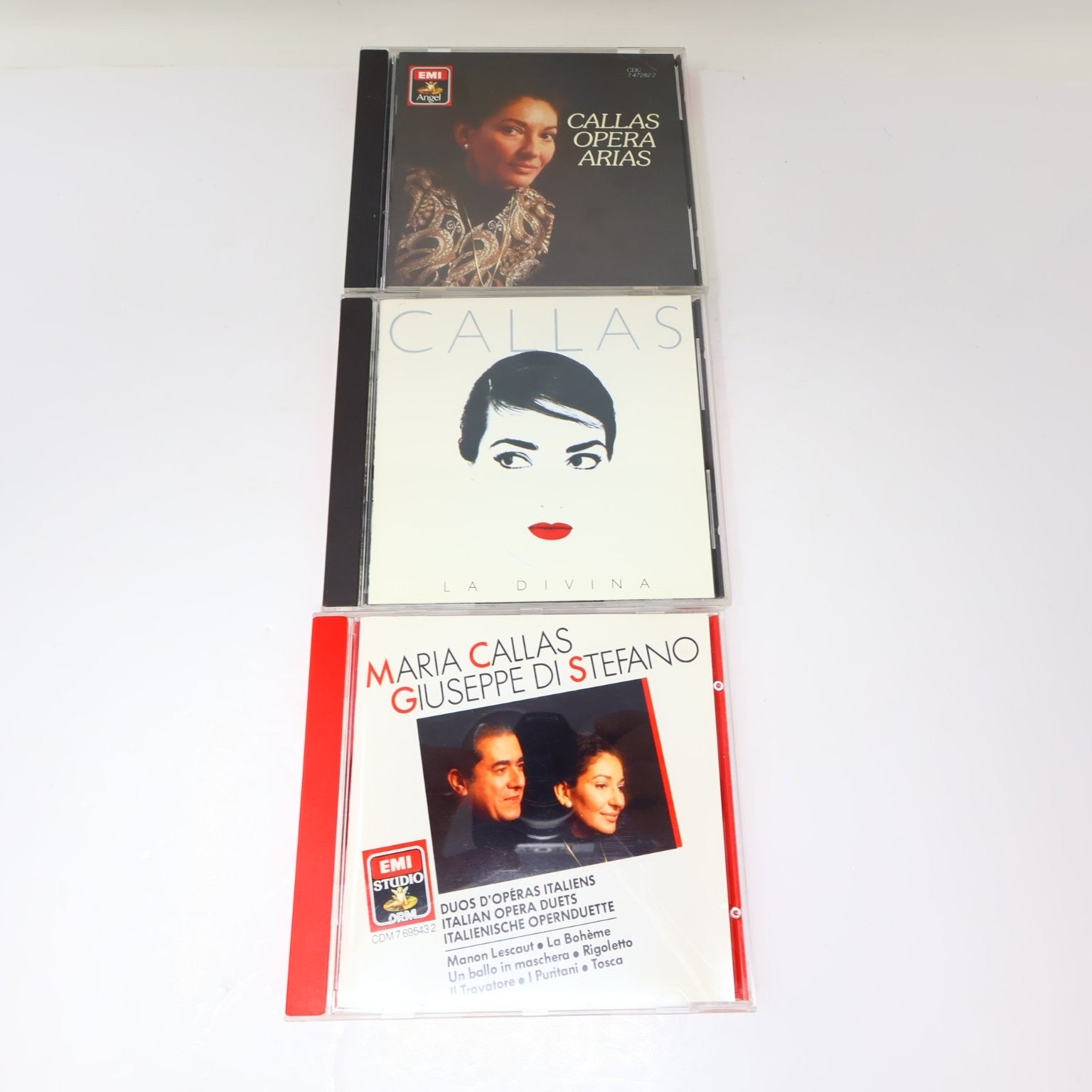 Maria Callas 5 CD Lot Bellini Norma/Opera Arias/La Divina/Duos/L'Art de Maria