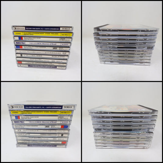 Villa-Lobos 10 CD Lot String Quartets/5 Pianos Concertos/Choros Classical Latin