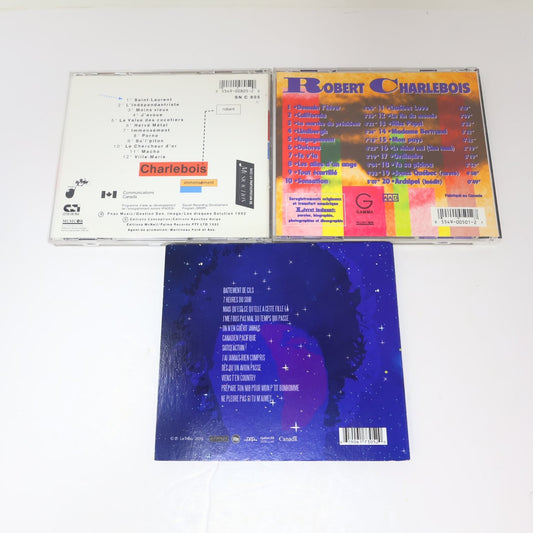 Robert Charlebois Lot 3 CD Immensément/Québec Love La Collection/Tout est Bien