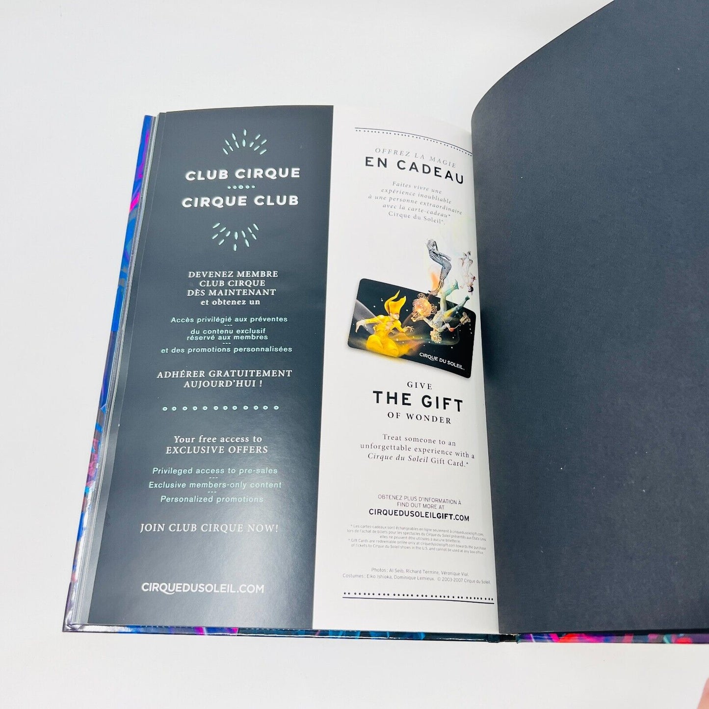 Cirque du Soleil Toruk The First Flight/Le Premier Envol HC Inspired by Avatar