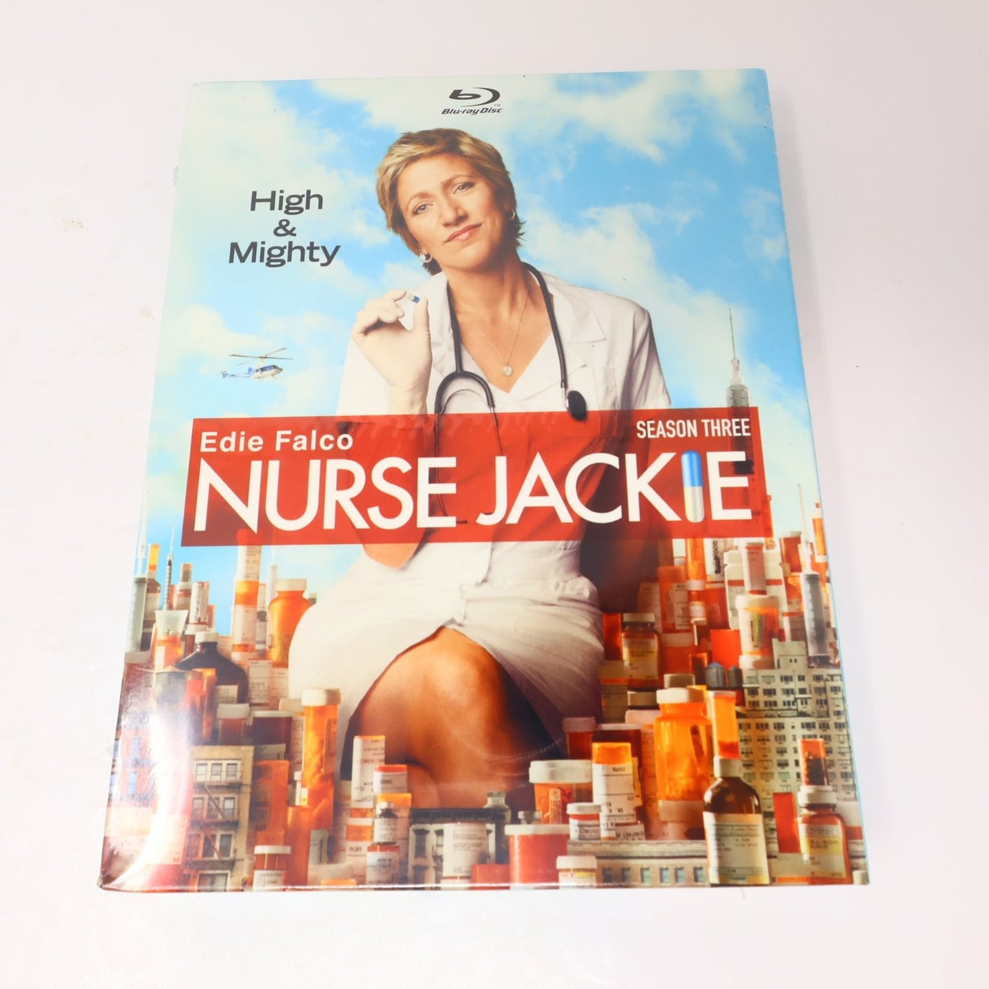 Nurse Jackie Blu-ray Seasons 1-2-3 Factory Sealed Edie Falco Comedy Drama NTSC