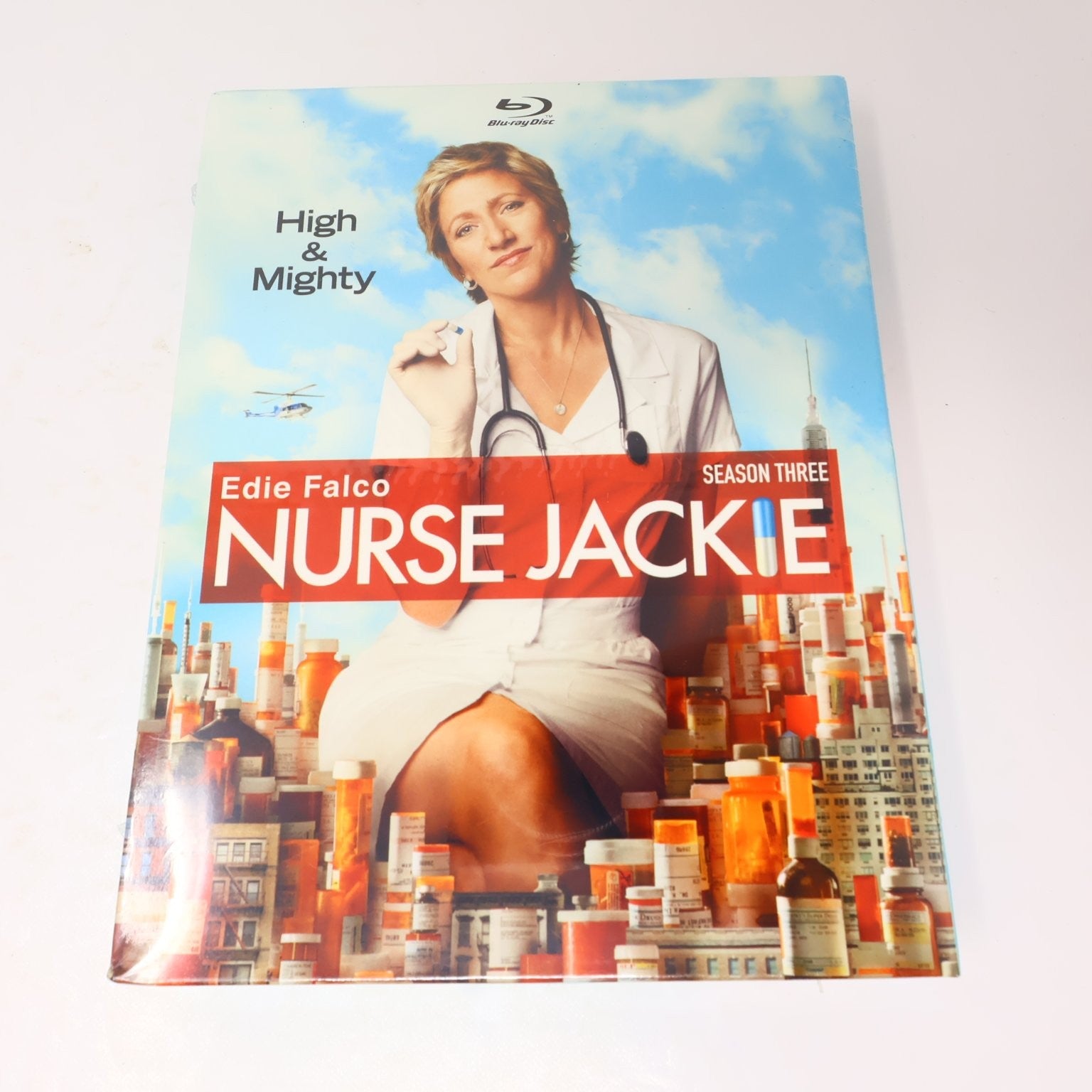 Nurse Jackie Blu-ray Seasons 1-2-3 Factory Sealed Edie Falco Comedy Drama NTSC