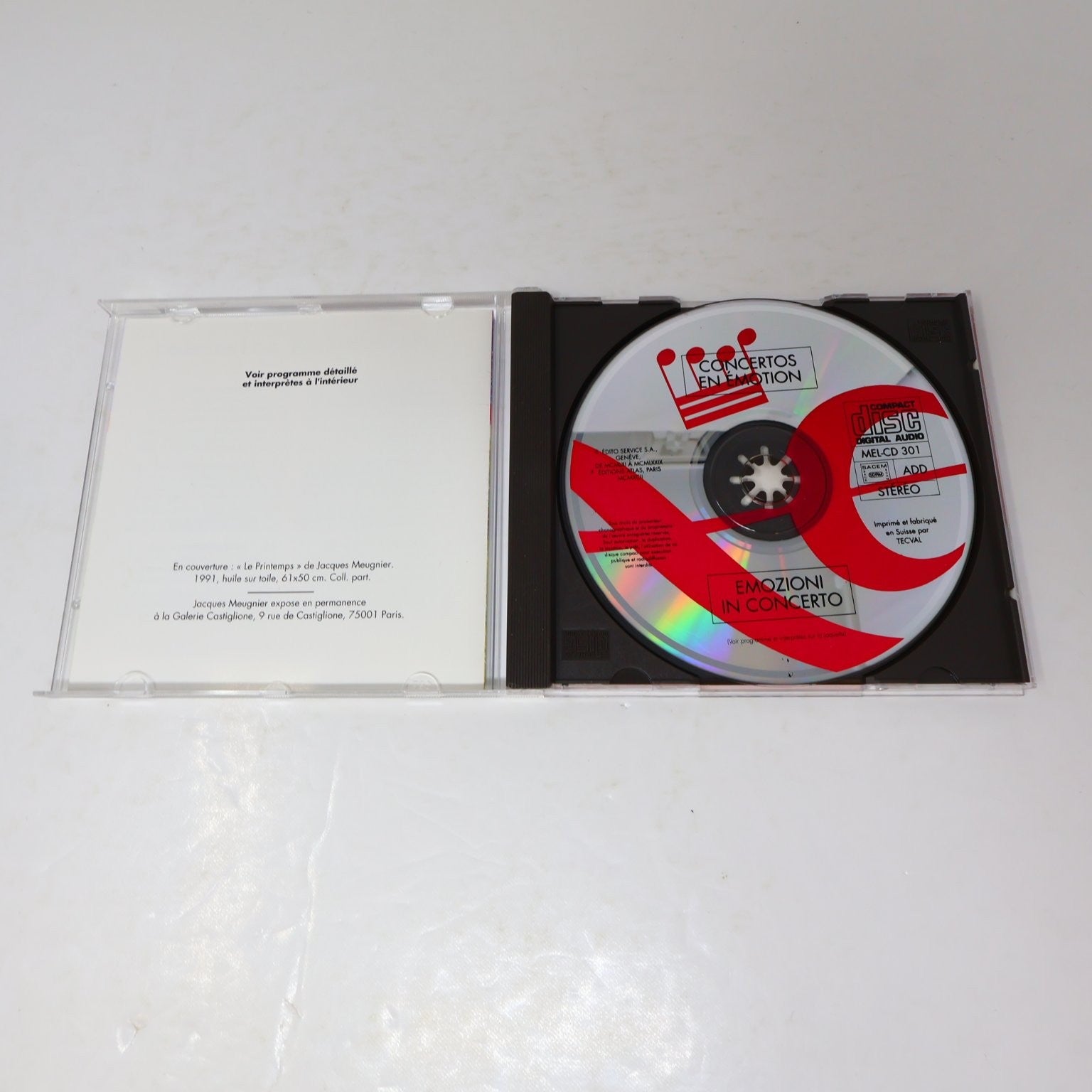 Les génies de la musique Concertos en Émotion & Ouvertures de Prestige Lot 2 CD