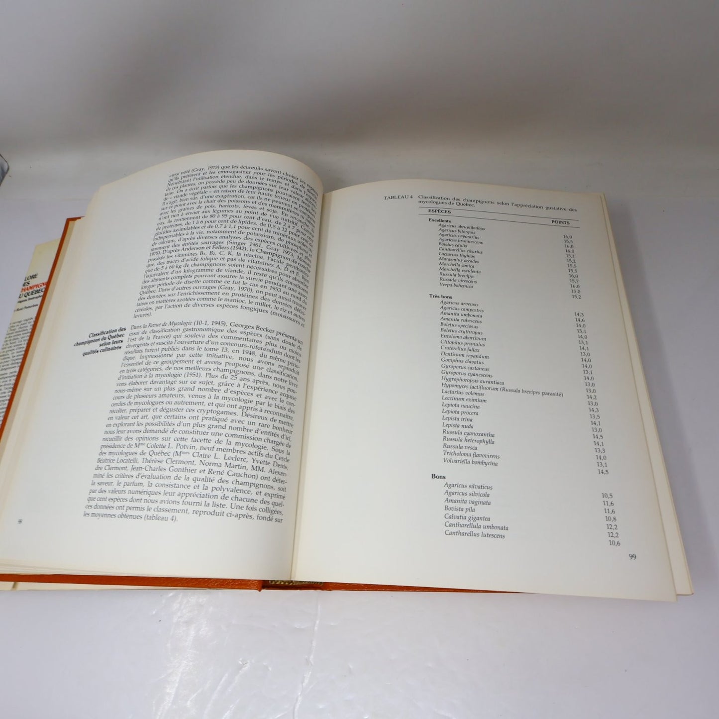 Flore des Champignons au Québec & Supplément René Pomerleau 1980 Fungi Français