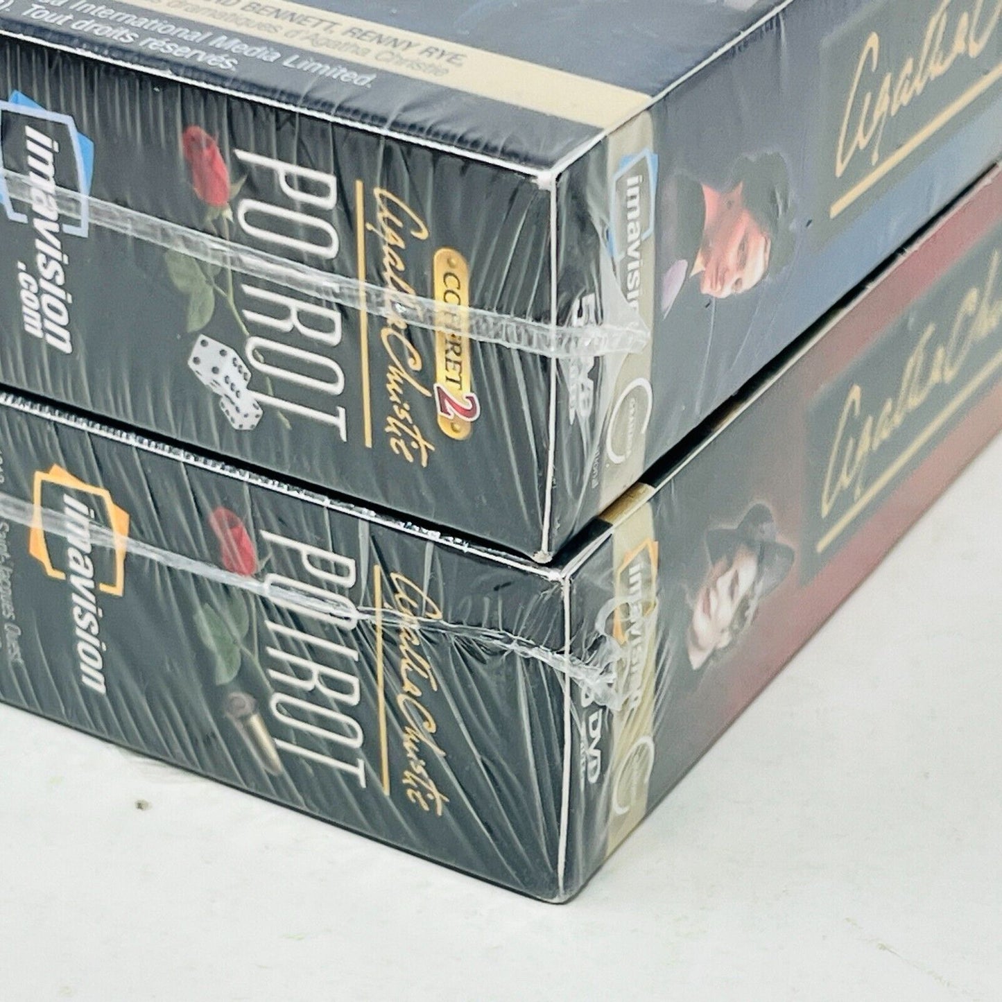 Agatha Christie Poirot Coffrets #1-2 Lot de DVD Scellés en Français/French NTSC