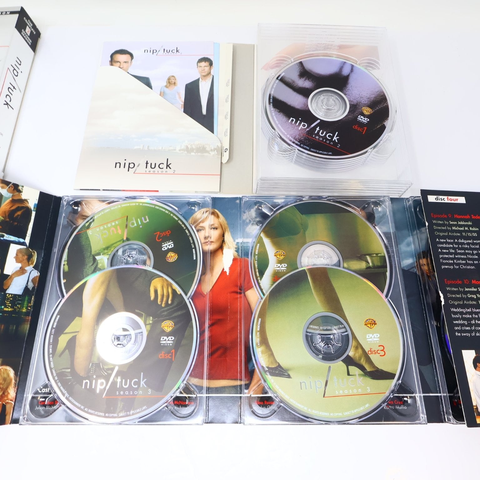 Nip/Tuck 7 DVD Lot Complete Seasons 1-6 TV Series Drama Dylan Walsh NTSC