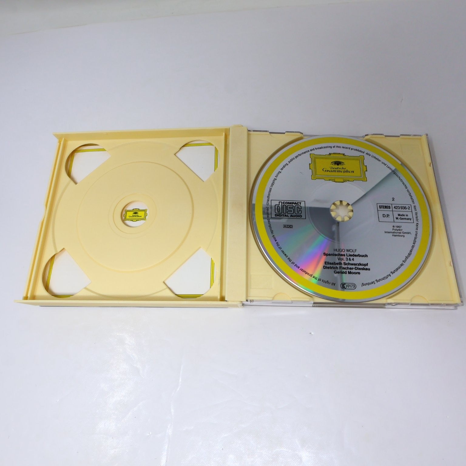Hugo Wolf Spanisches Liederbuch CD 1967 Digitally Remastered Classical G. Moore