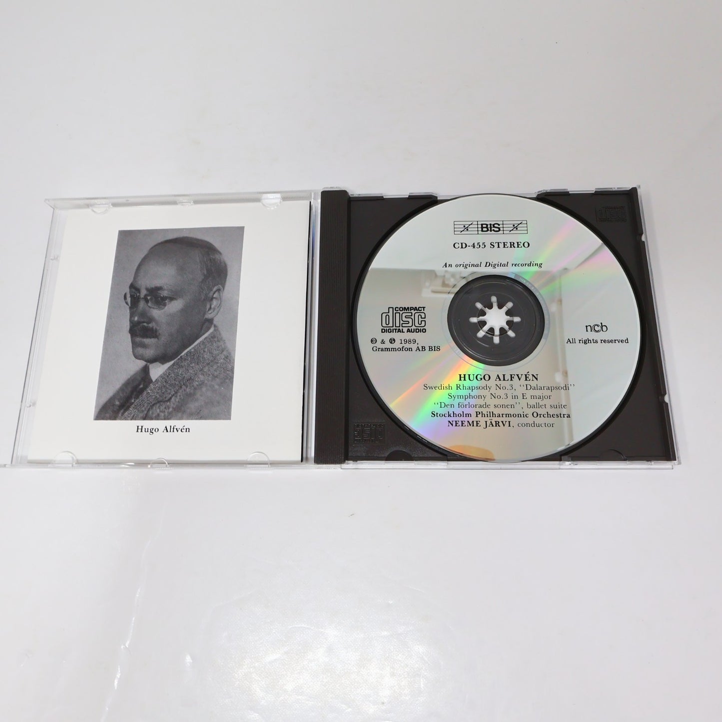 Hugo Alfvén 3 CD Lot Symphony 1-2-3 Stockholm Philharmonic Orchestra/Neeme Järvi