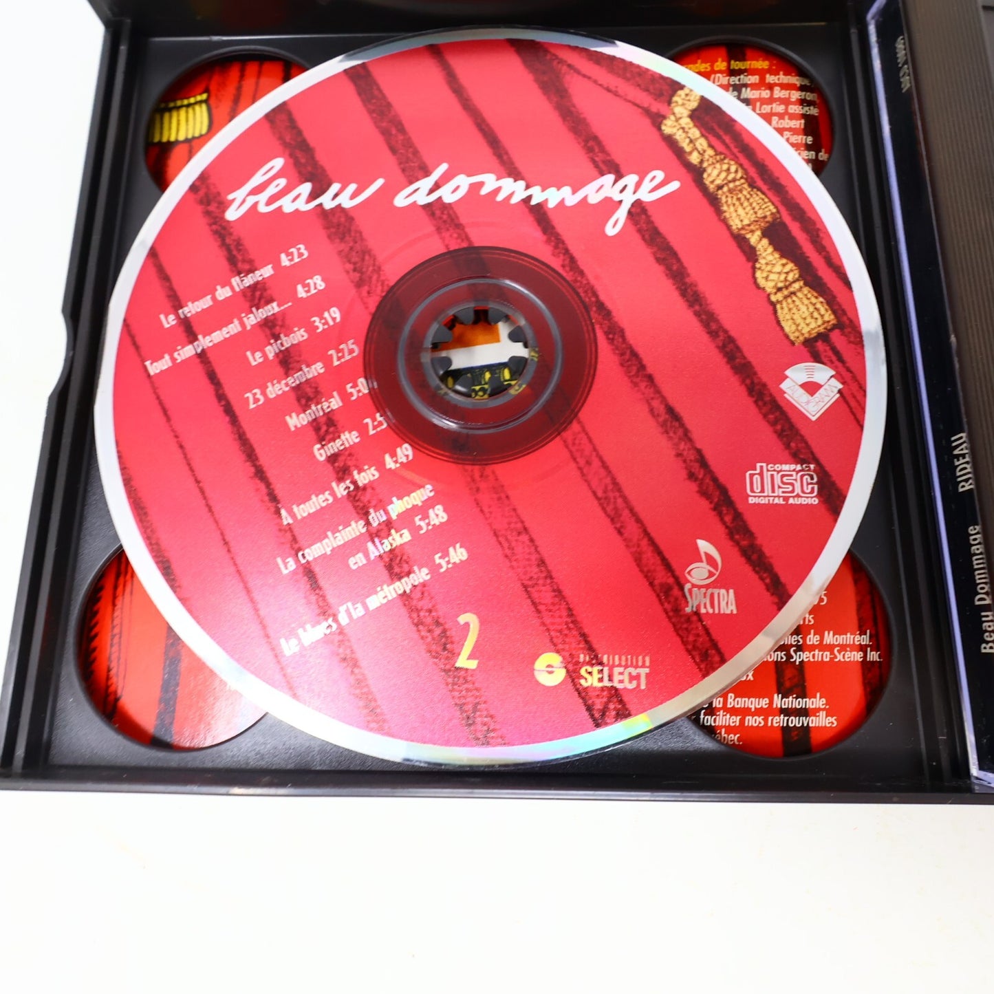Beau Dommage Rideau Boîtier 3 CD 2007 Concert Chansons avec Félix Leclerc Testé