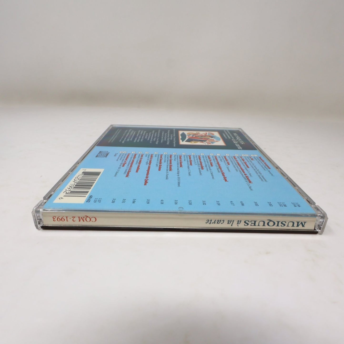 Musiques à la Carte CD 1993 Québec Contemporary Classical CQM 2-1993
