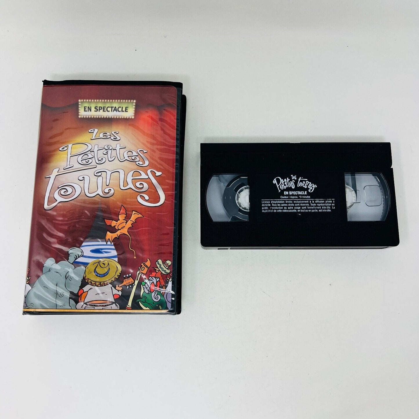 Les Petites Tounes en Spectacle VHS Testé Musique pour Enfants en Français Kids