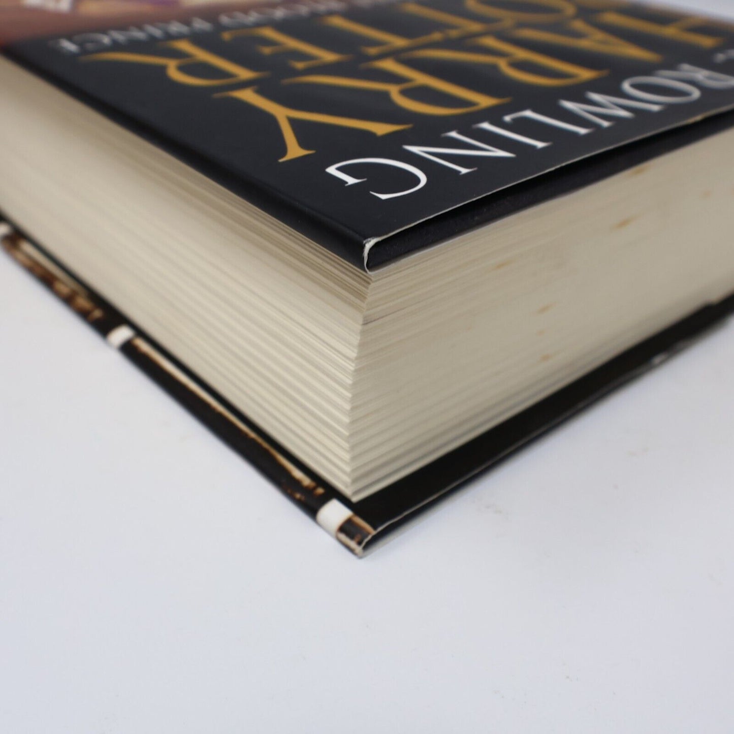 2005 Harry Potter and the Half-Blood Prince by J. K. Rowling Fantasy Black Cover