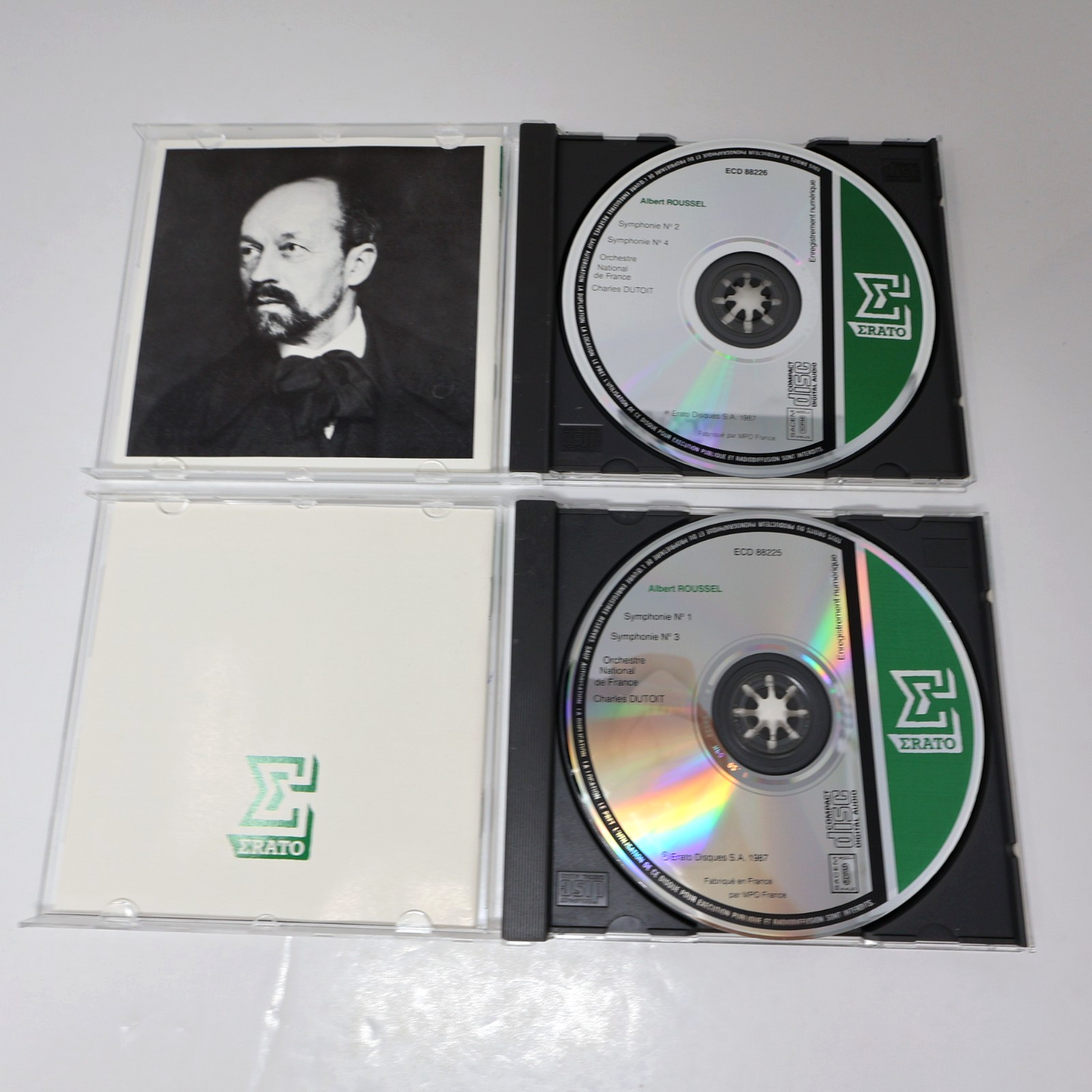 Albert Roussel Symphonie #1-4 Charles Dutoit/Orchestre National De France CD Lot