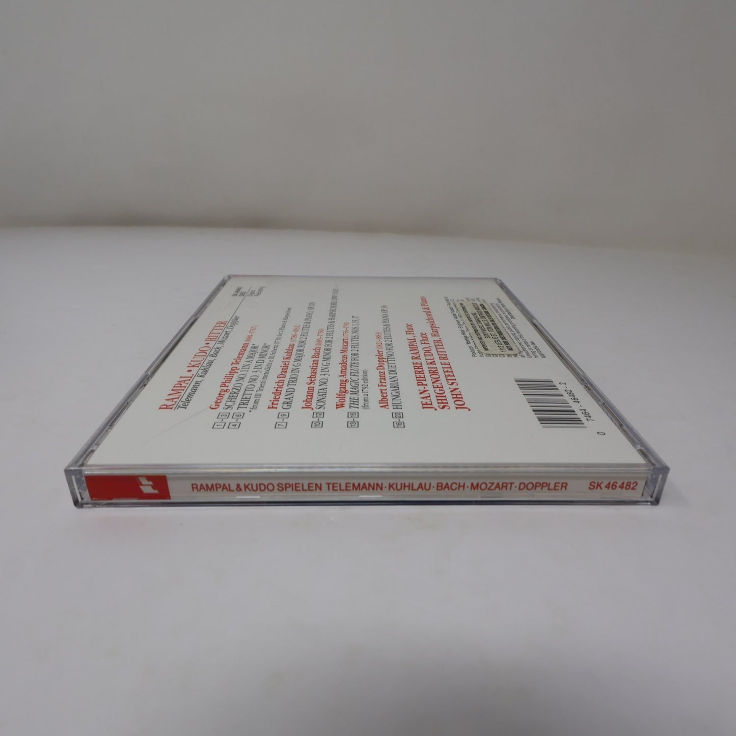 Rampal & Kudo Play Telemann/Kuhlau/Bach/Mozart/Doppler CD Ritter Sony SK 46 482