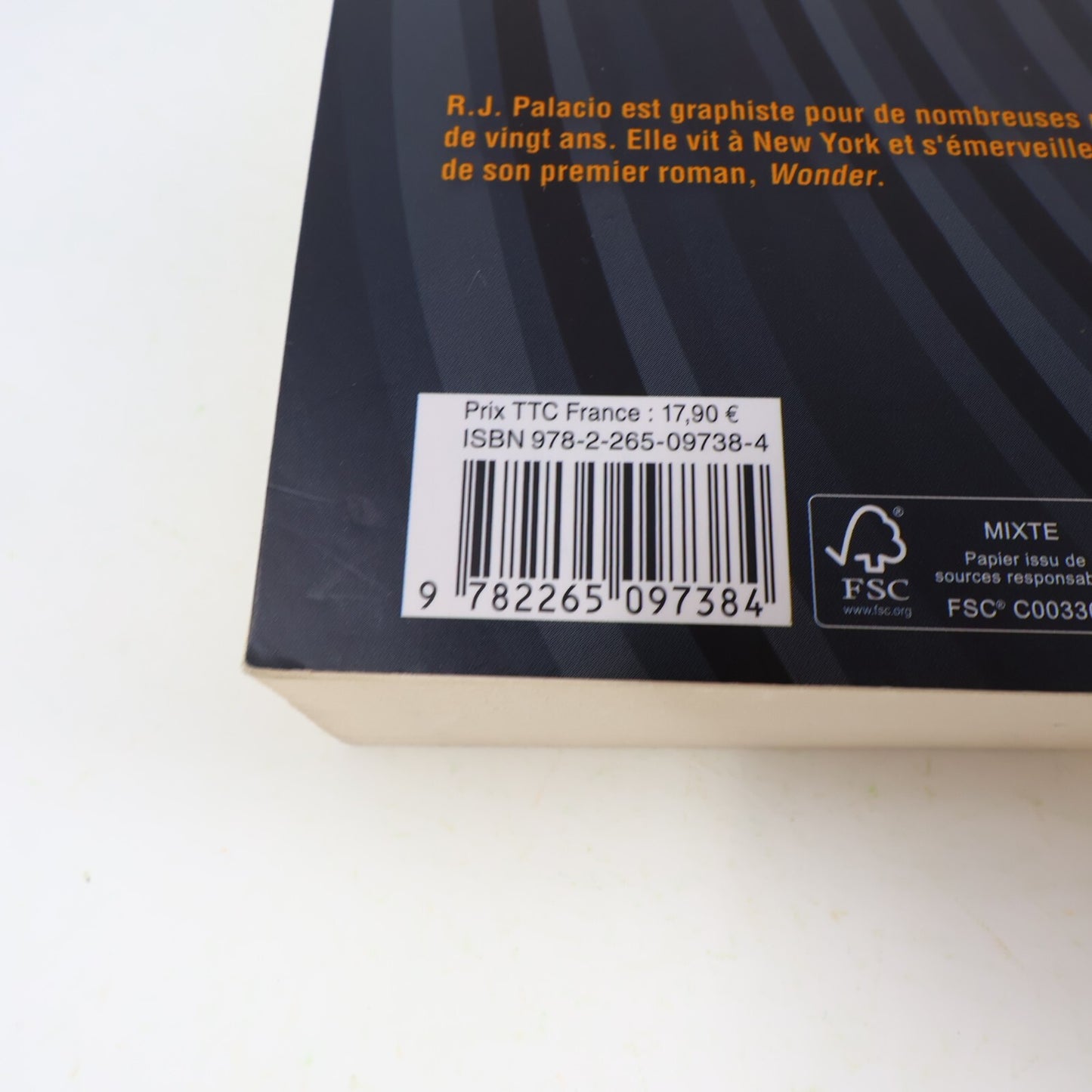2013 Wonder R.J. Palacio Littérature Américaine Roman Fleuve Noir Français Livre