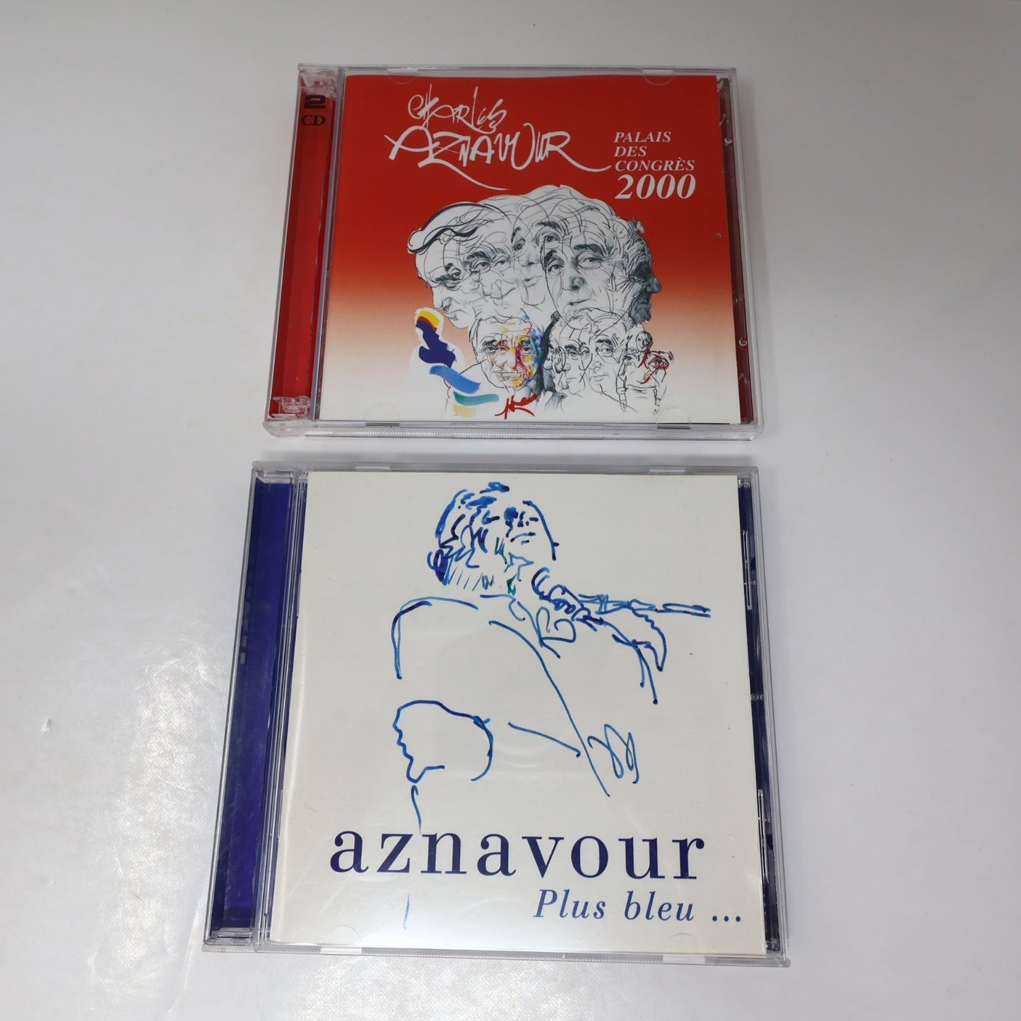 Charles Aznavour Lot 8 CD Je Voyage/Jazznavour/Encores/Plus Bleu/Grands Succès