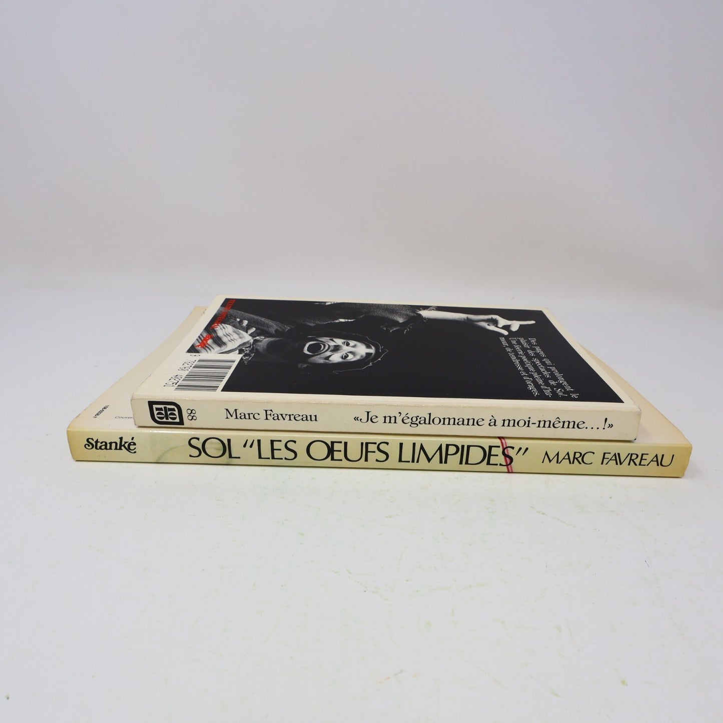Marc Favreau Lot 2 Livres Sol Oeufs Limpides/Je M'Égalomane à Moi-Même Humour PB
