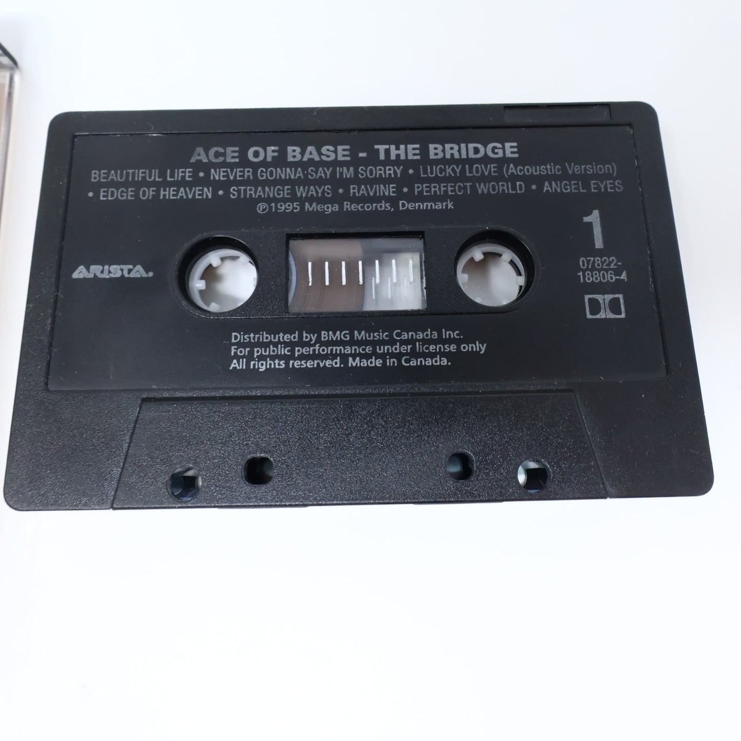 Ace of Base The Bridge Cassette Beautiful Life/Never Gonna Say I'm Sorry 1995