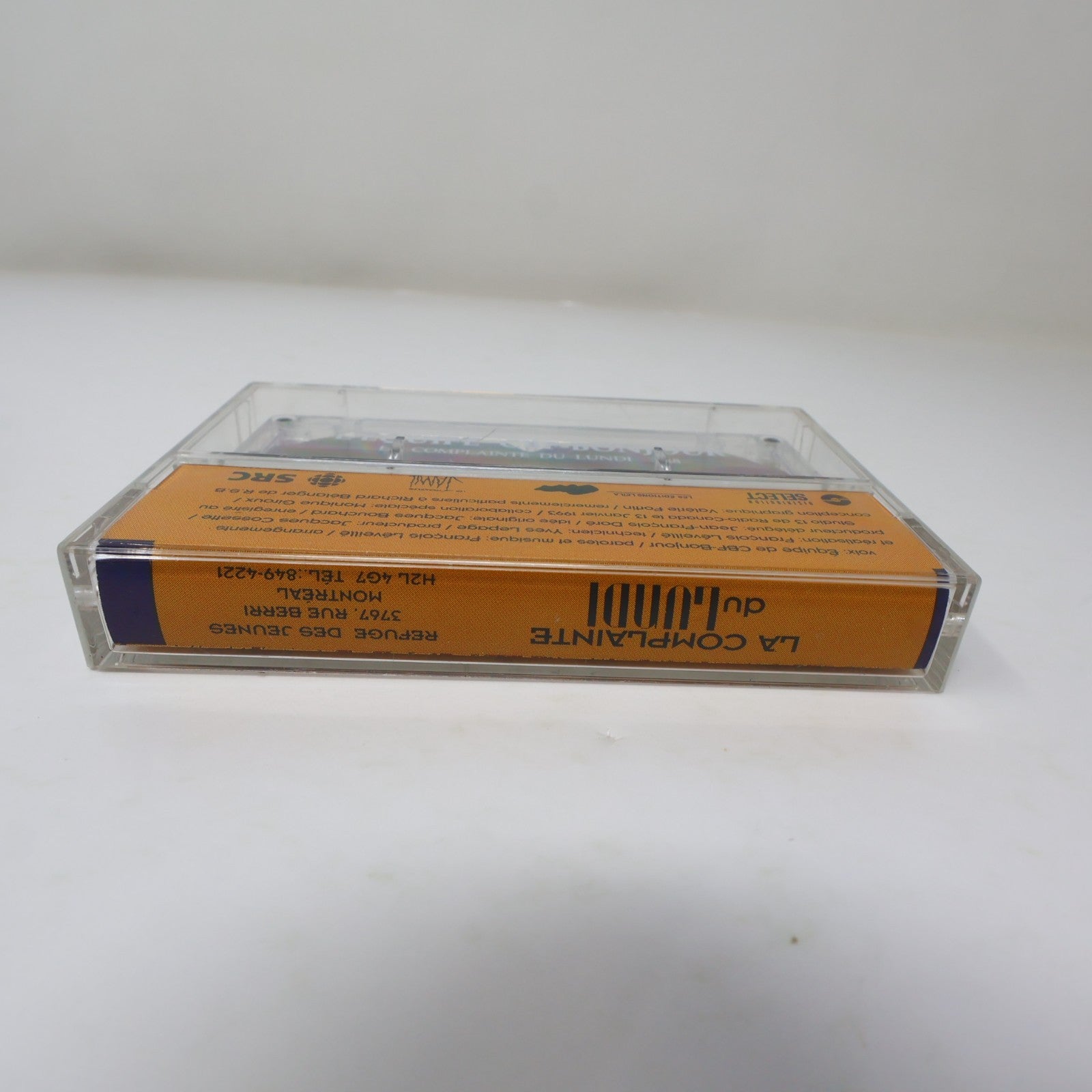 La Complainte du Lundi Cassette L'Équipe CBF Bonjour/Luce Dufault/Dan Bigras