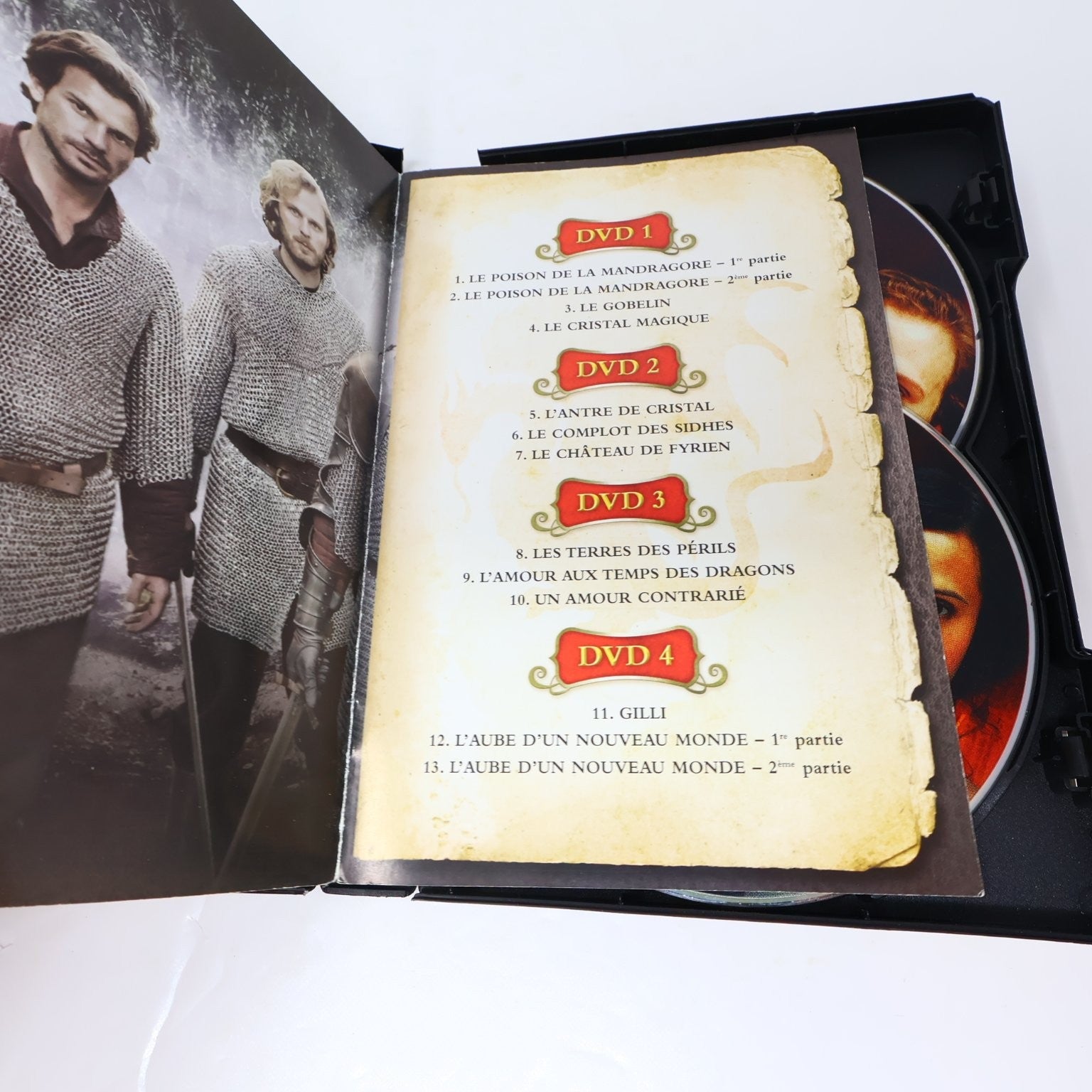 Les Aventures de Merlin Saison 3 DVD Français 2012 Colin Morgan NTSC 4 Disques