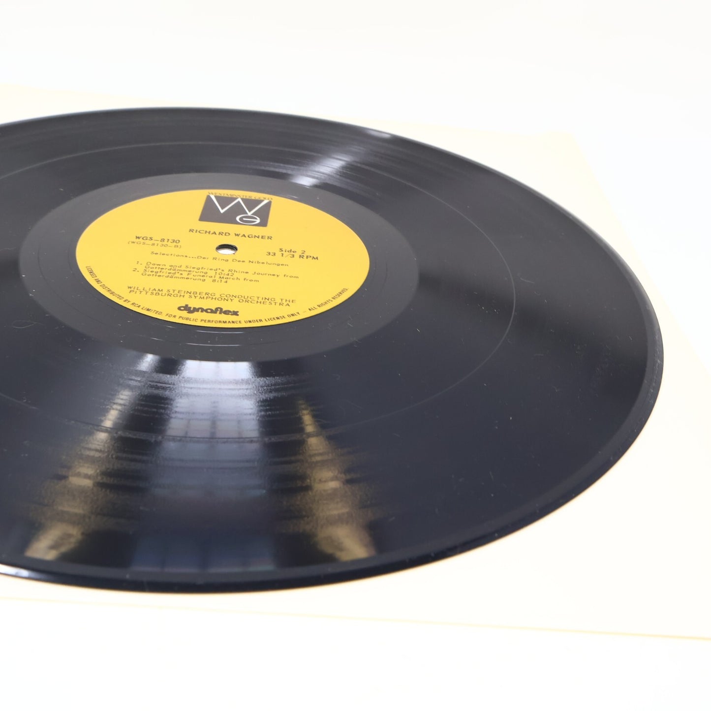 Wagner Steinberg Selections From Der Ring Des Nibelungen Record Vinyl WGS-8130