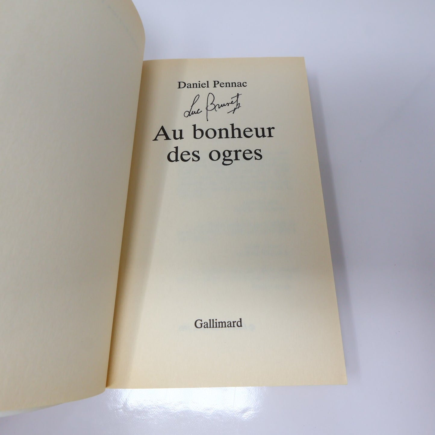 Daniel Pennac Lot 3 Livres Comme un Roman/Chagrin d'École/Au Bonheur des Ogres