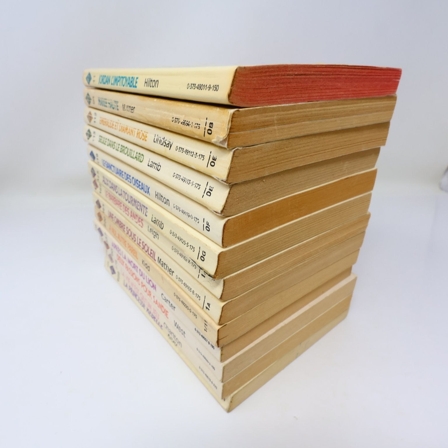 Collection Harlequin Lot 13 Livres en Français/French Romance Love Vintage 1980s