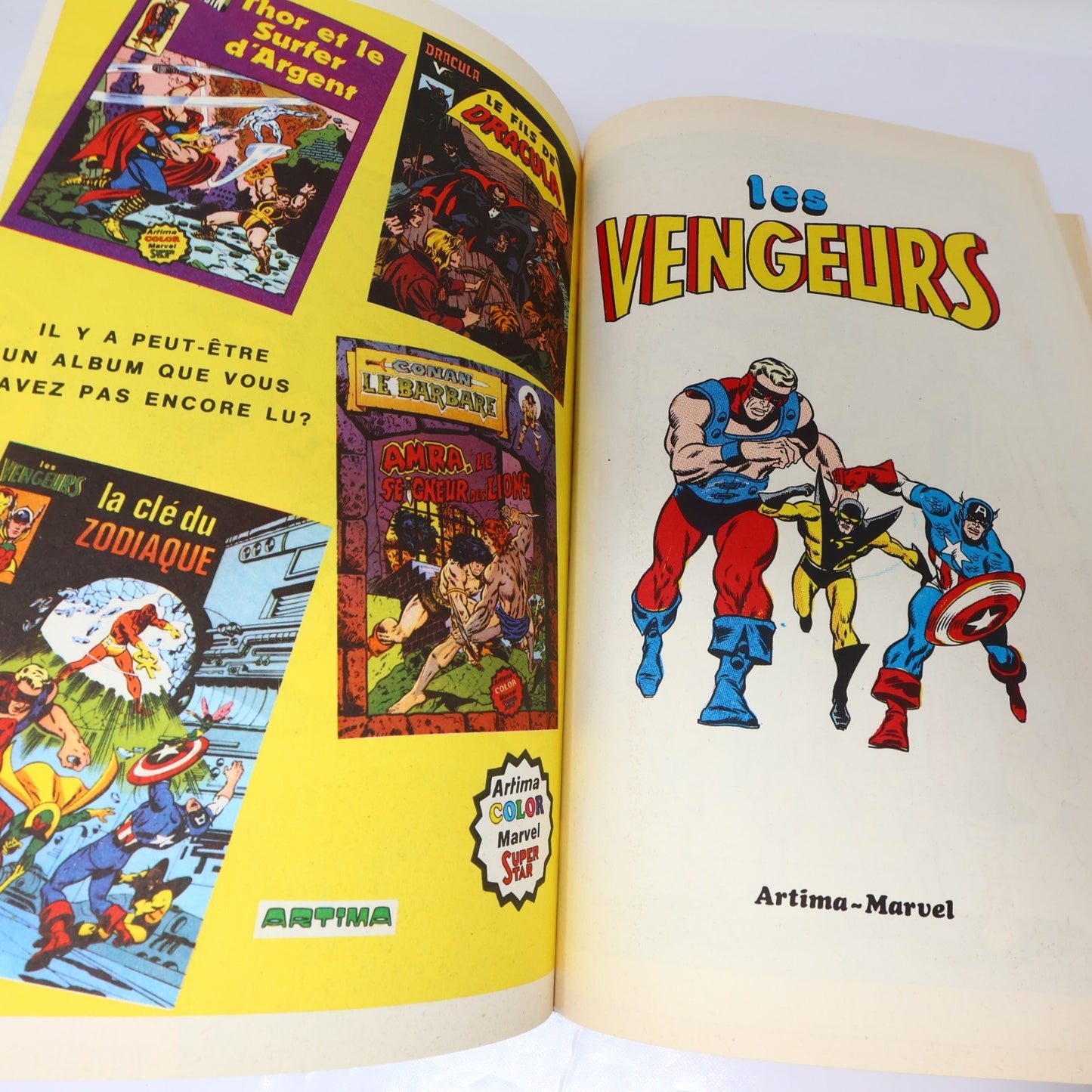 Les Vengeurs La Clé du Zodiaque Roy Thomas/Sal Buscema Artima/Marvel 1981 HC Bd