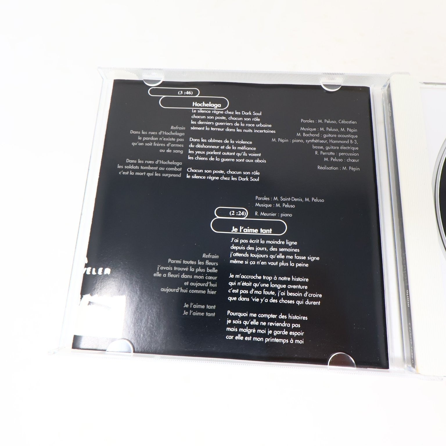 Mario Peluso Éponyme CD 2000 Français Pop Fusion PEMPI La Clef des Champs/Jamais