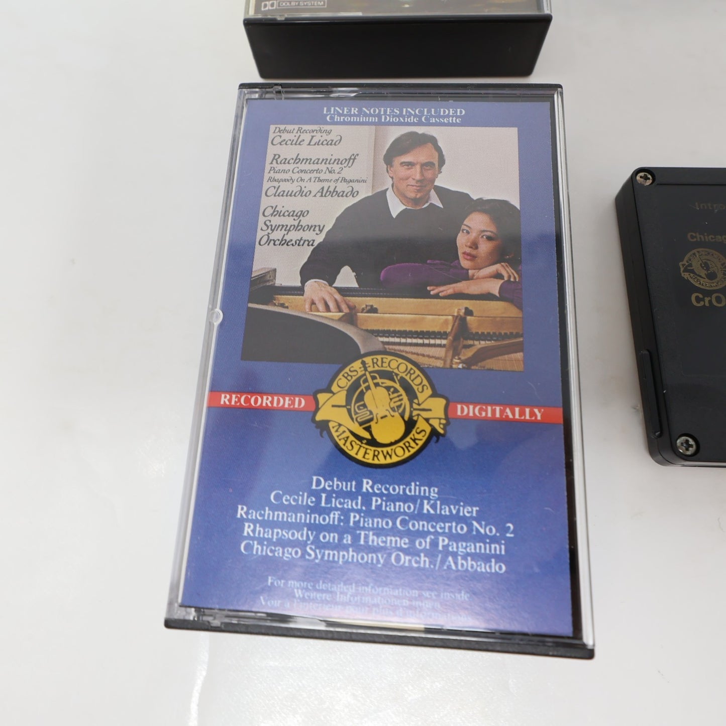 Rachmaninov 3 Cassettes Lot Symphonies 2-3/Piano Concerto 2 Maazel/Ashkenazy