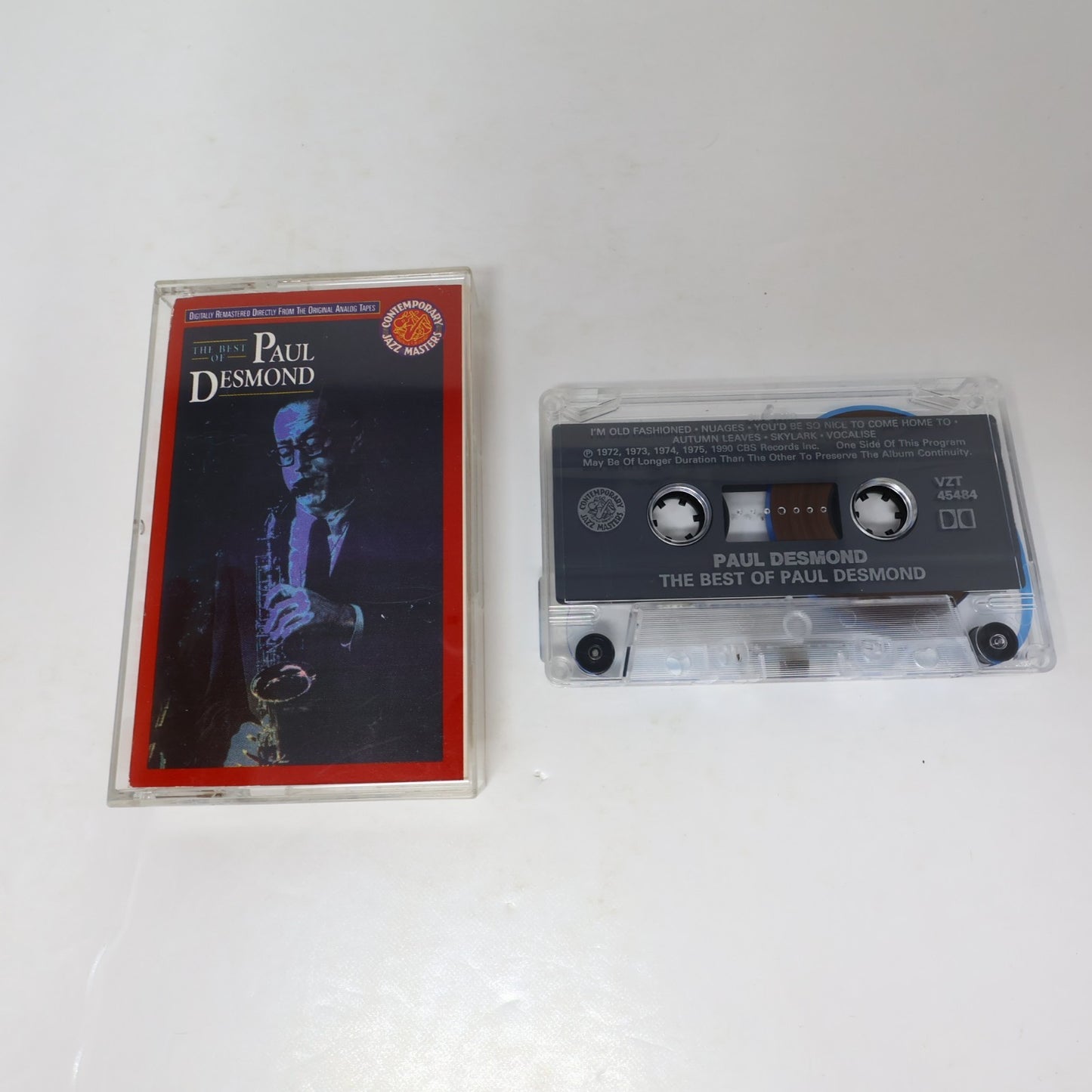The Best Of Paul Desmond Cassette Jazz Contemporary Masters Epic VZT 45484
