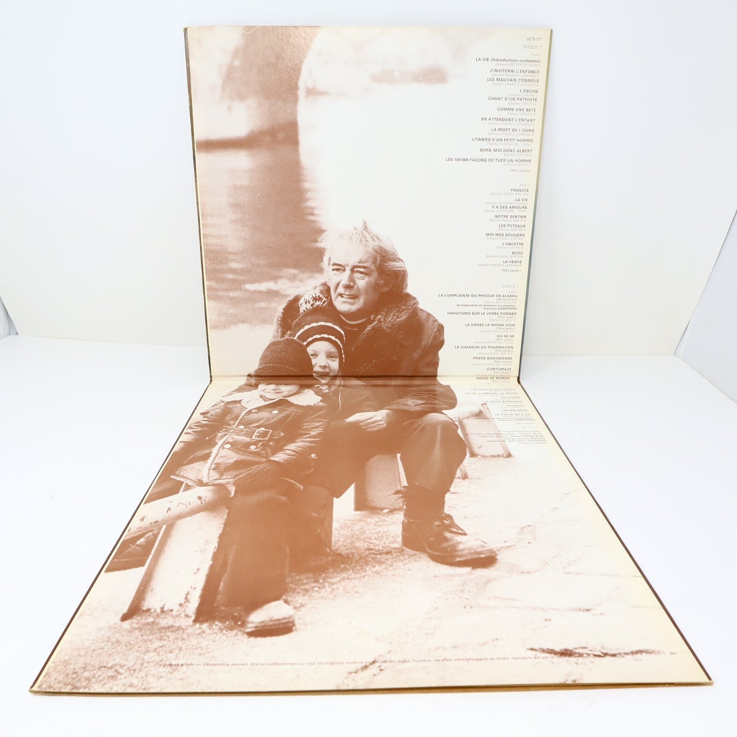 Félix Leclerc Lot 4 Disques Mon Fils/Chansons Dans La Mémoire Longtemps Record
