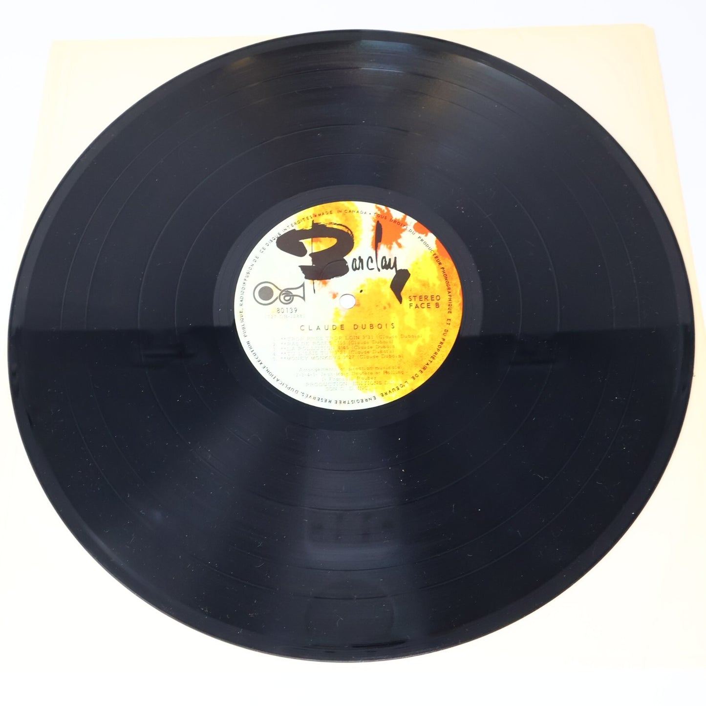 Claude Dubois Lot 3 Disques LP Record Touchez du Bois/Éponyme Québécois 1970s