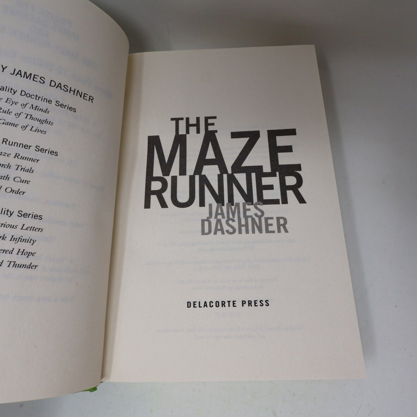 2016 The Maze Runner Series Box Set #1-3, Prequel 1-2 by James Dashner Delacorte