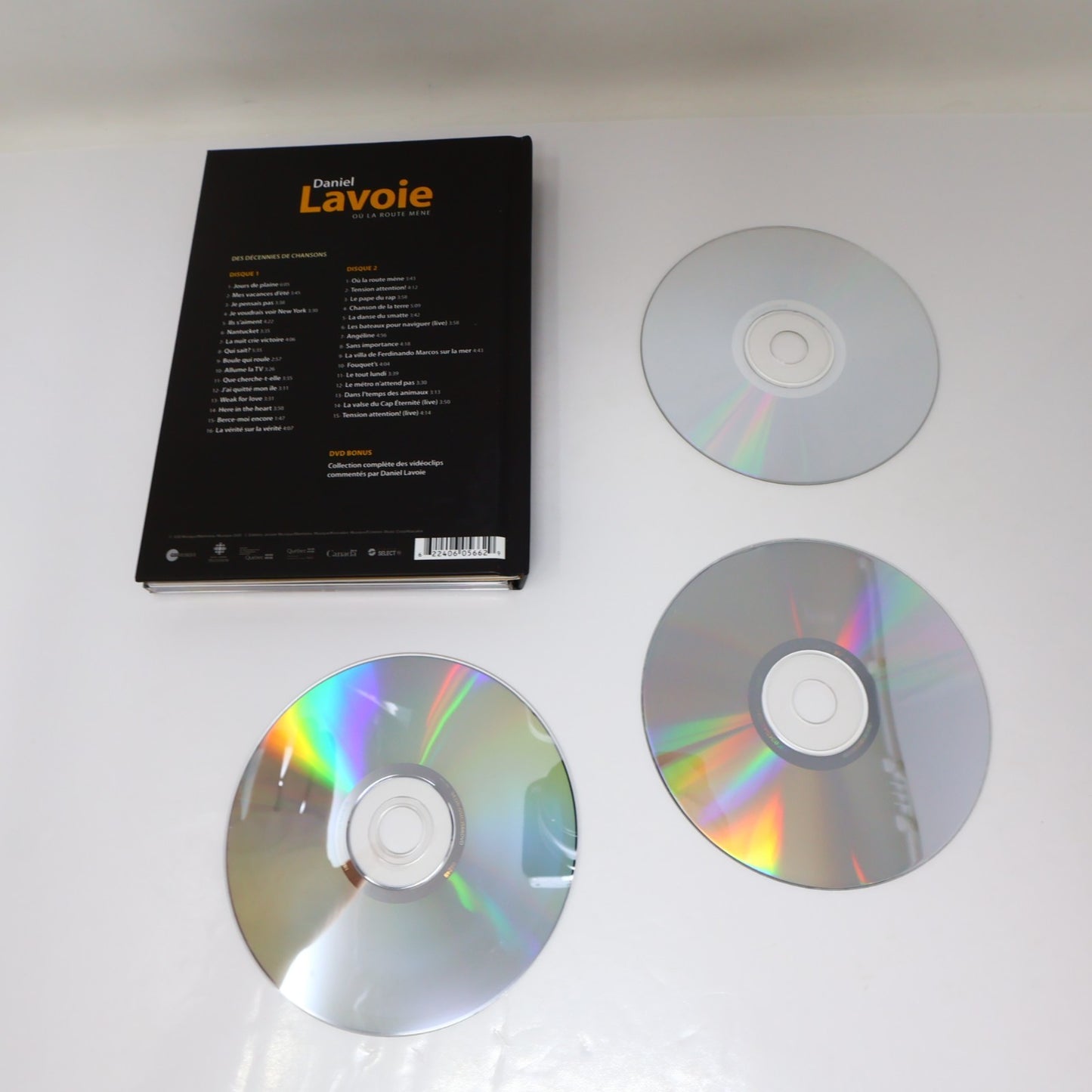 Où la Route Mène de Daniel Lavoie CD/DVD 2016 Tension Attention!/Pape du Rap