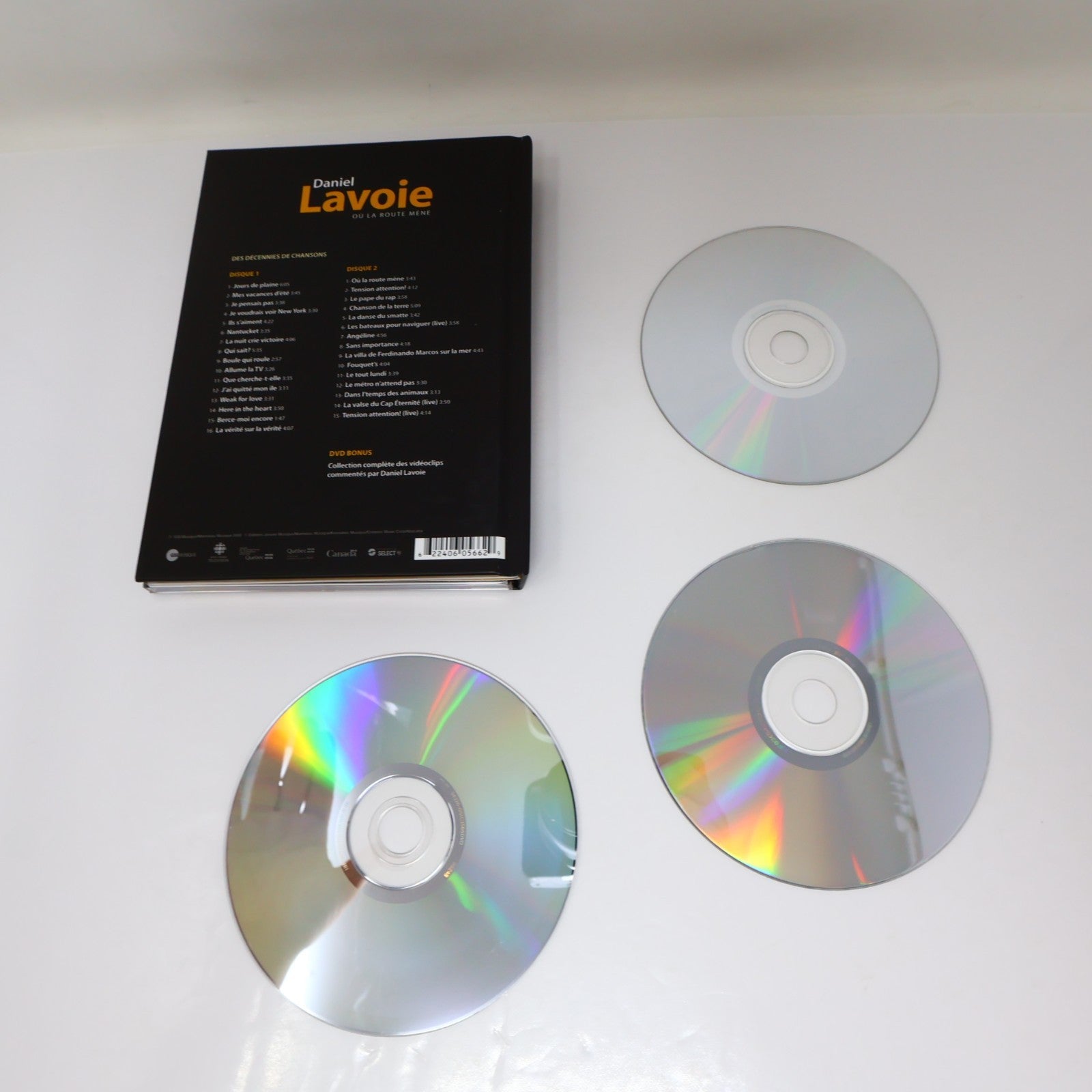 Où la Route Mène de Daniel Lavoie CD/DVD 2016 Tension Attention!/Pape du Rap