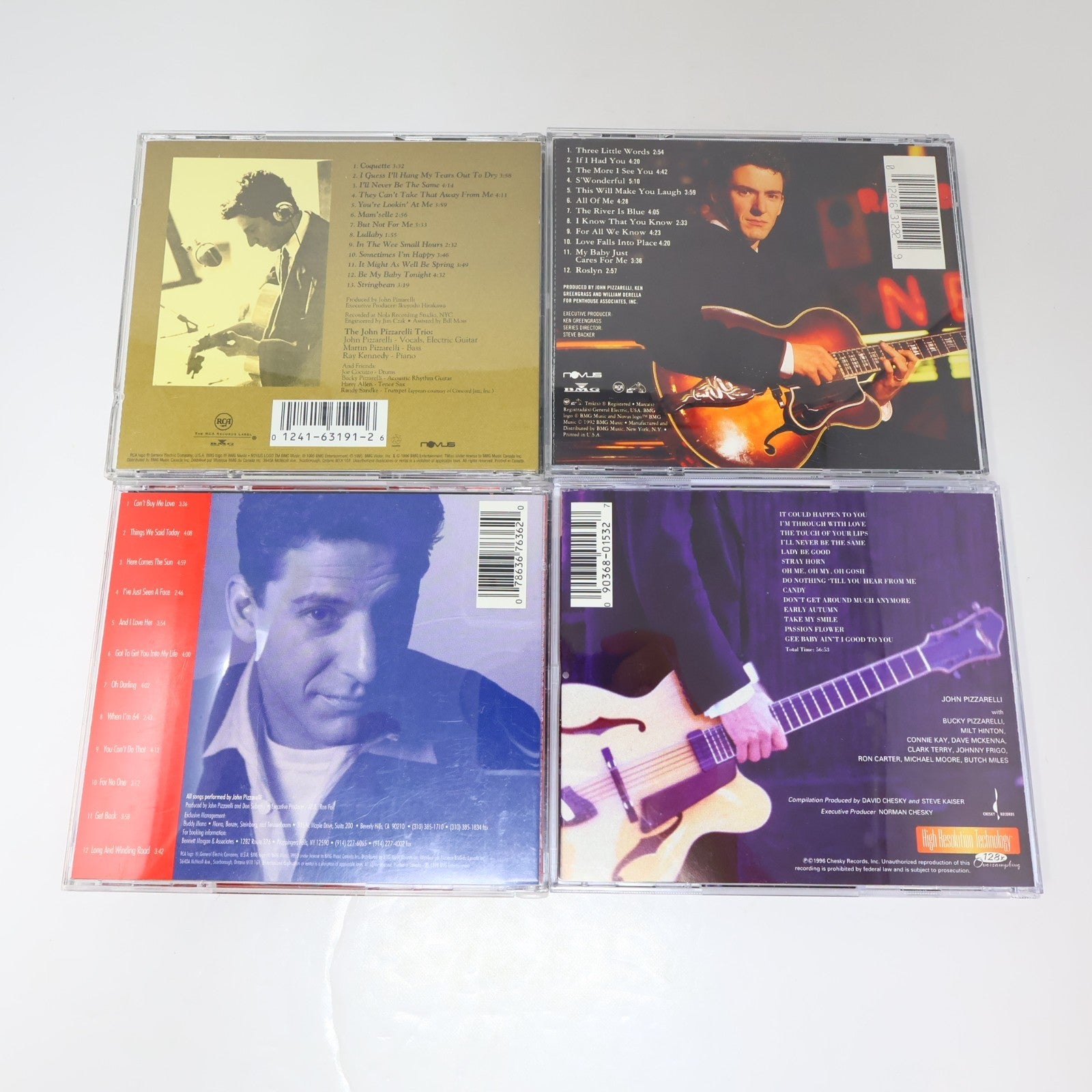 John Pizzarelli 13 CDs Lot New Standards/Naturally/Knowing You Jazz Swing