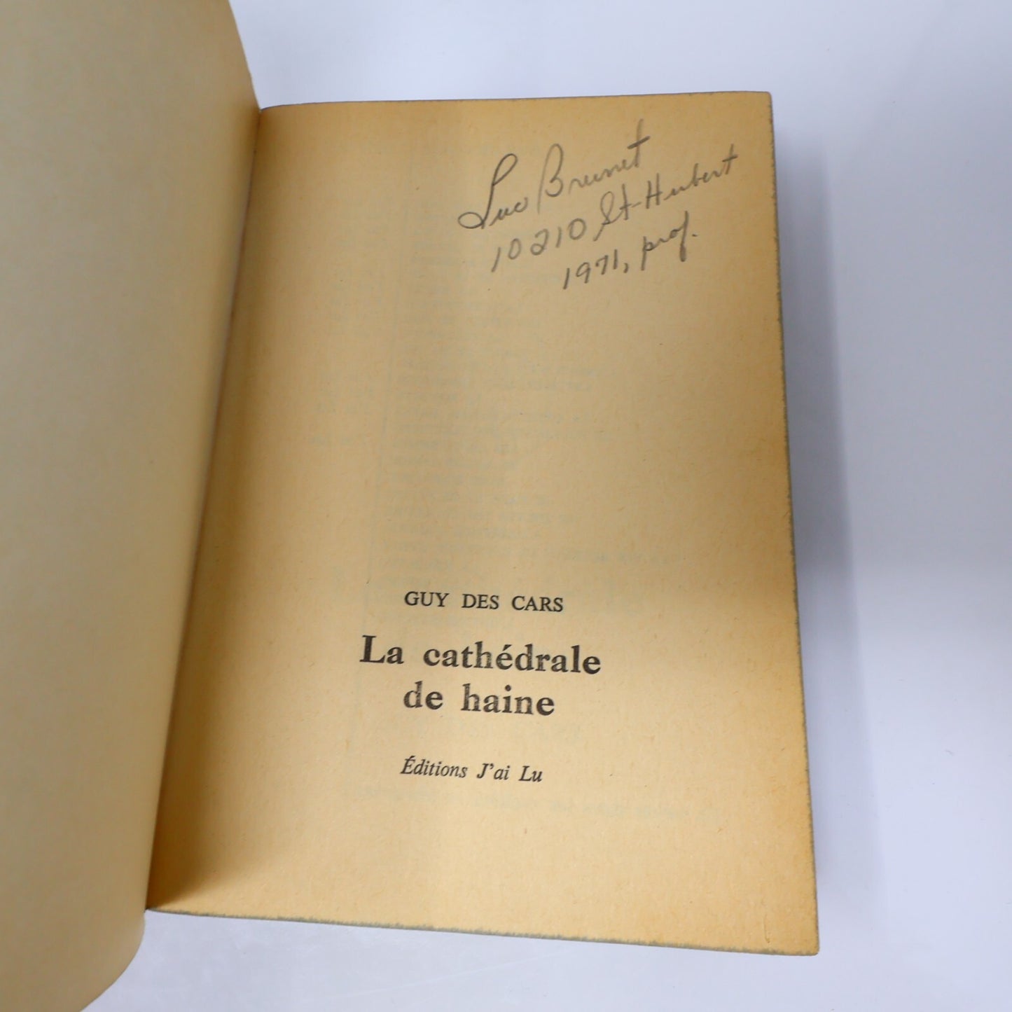 Guy des Cars Lot 8 Livres J'ai Lu Sang d'Afrique/Grand Monde/Corruptrice Romance