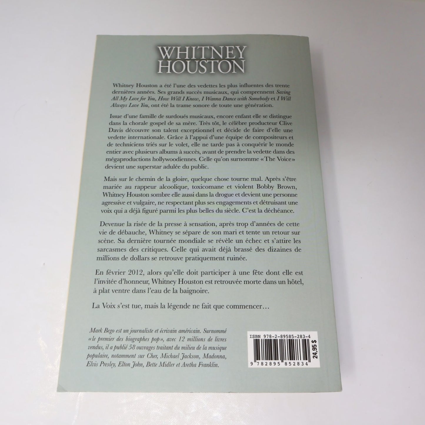Whitney Houston Biographie 2012 Mark Bego en Français/French Les Éditeurs Réunis
