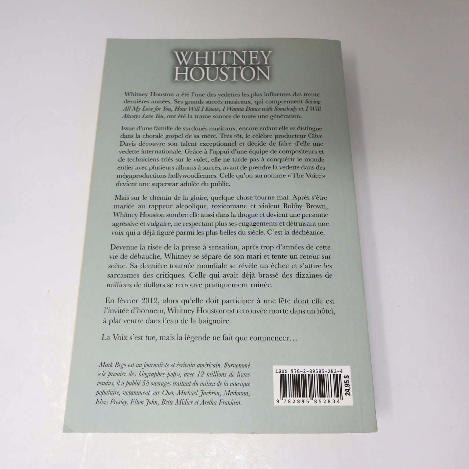 Whitney Houston Biographie 2012 Mark Bego en Français/French Les Éditeurs Réunis
