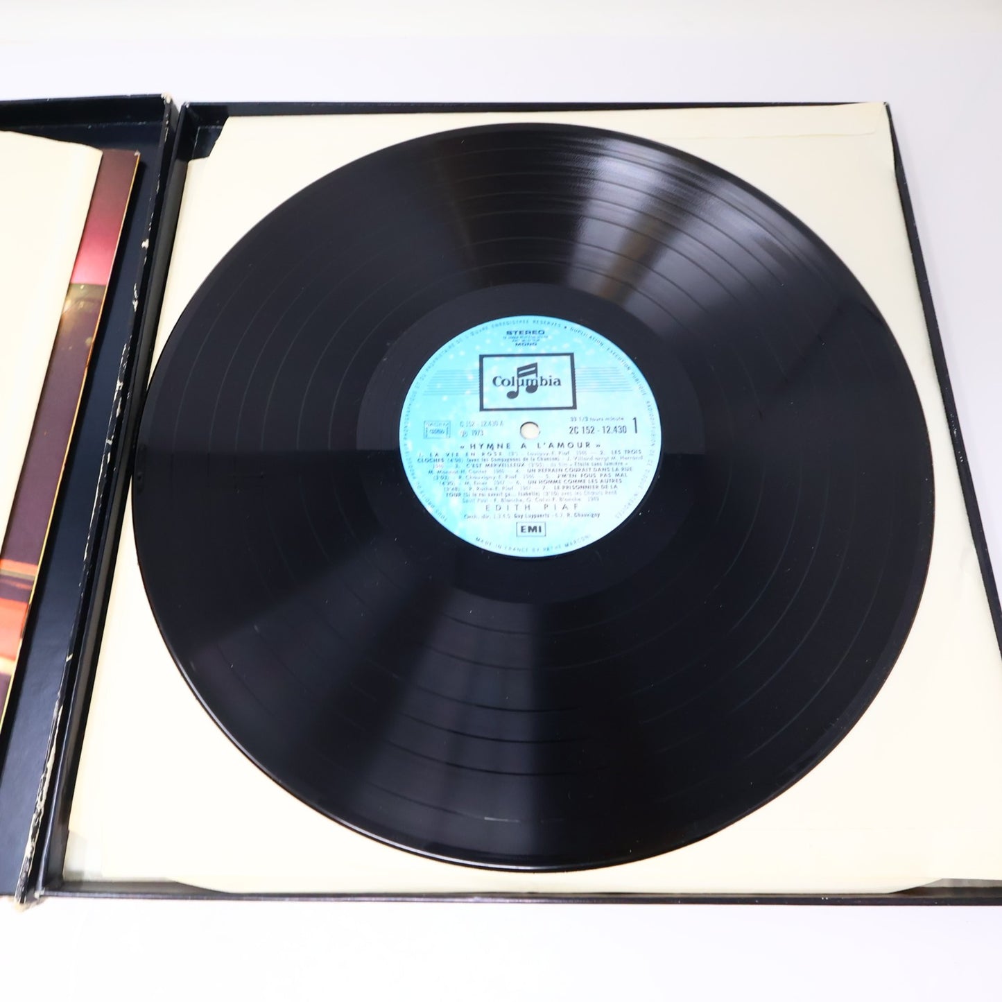Édith Piaf Lot 4 Disques Record Hymne À L'amour/Definitive Piaf/Tête-à-Tête