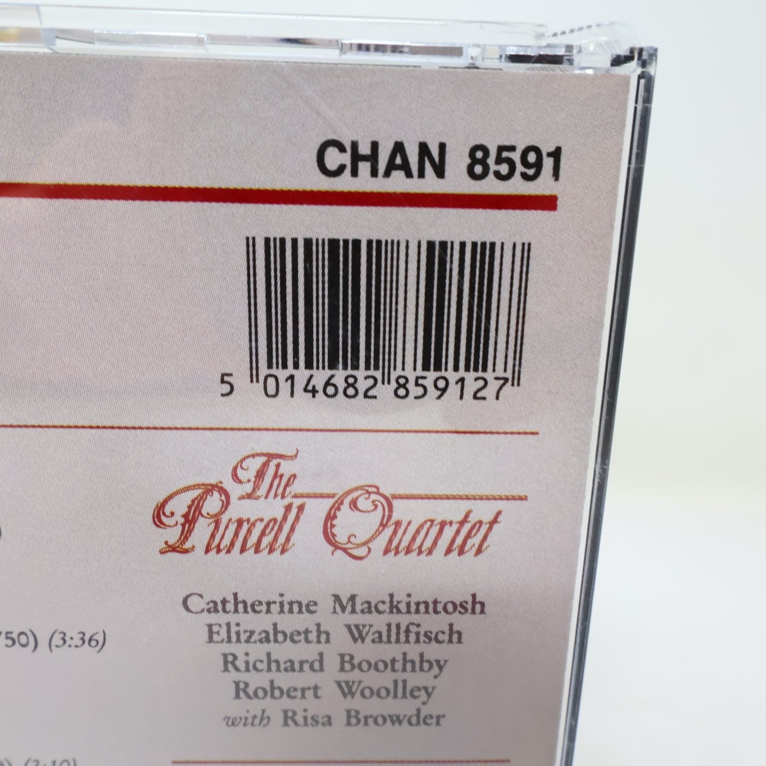 Purcell - Sonatas Vol. 1 CD 1988 The Purcell Quartet Classical Chandos CHAN 8591