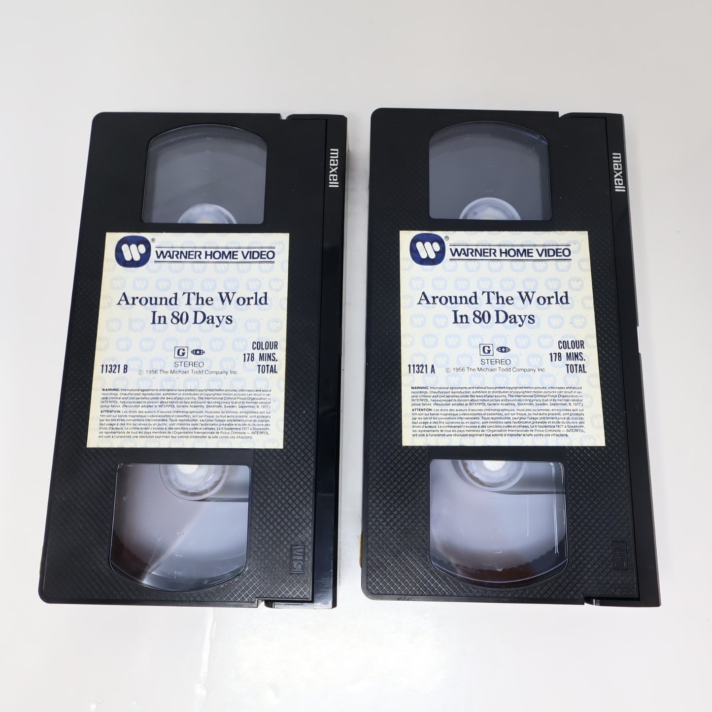 Around the World in 80 Days VHS NTSC Movie Michael Todd David Niven Clam Shell