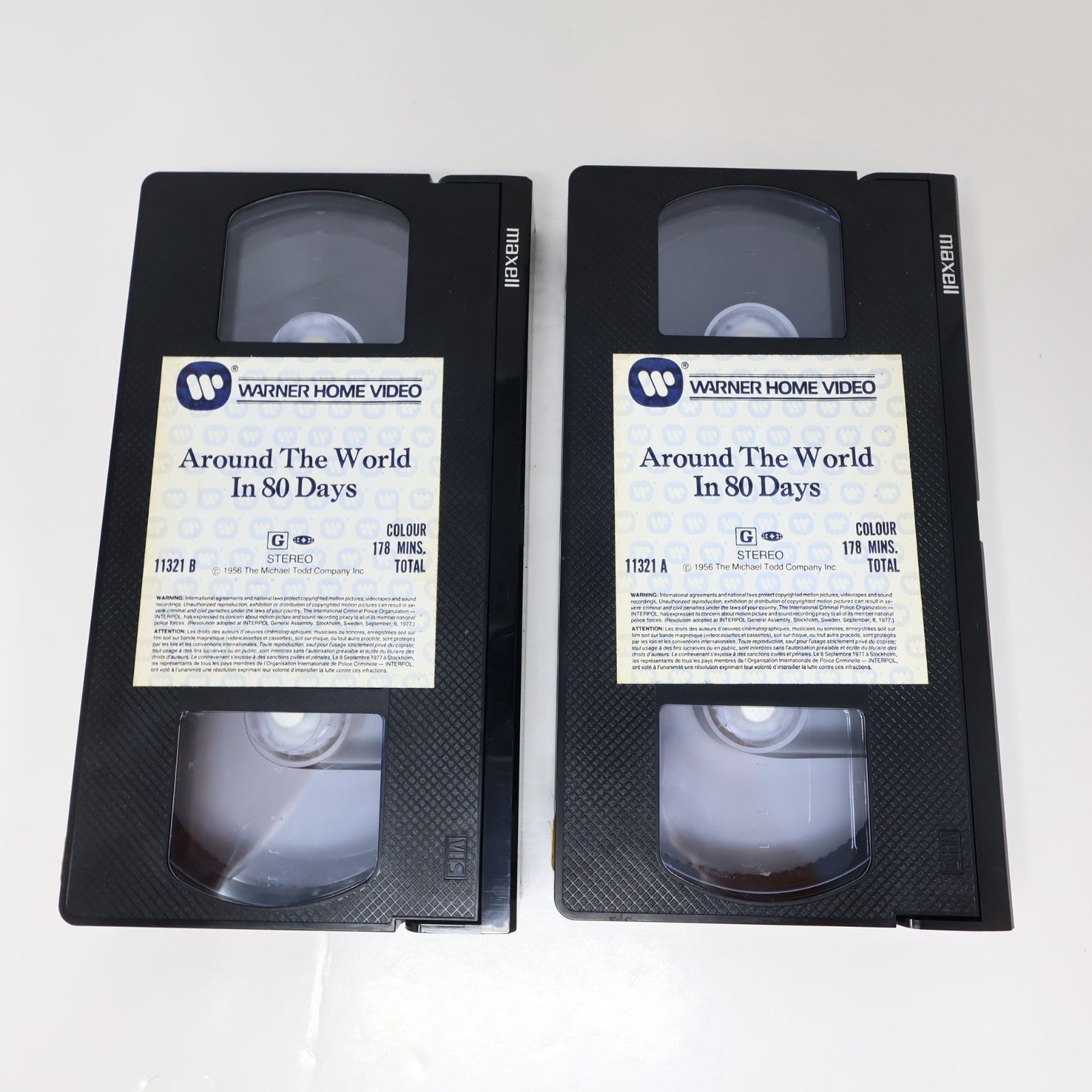Around the World in 80 Days VHS NTSC Movie Michael Todd David Niven Clam Shell