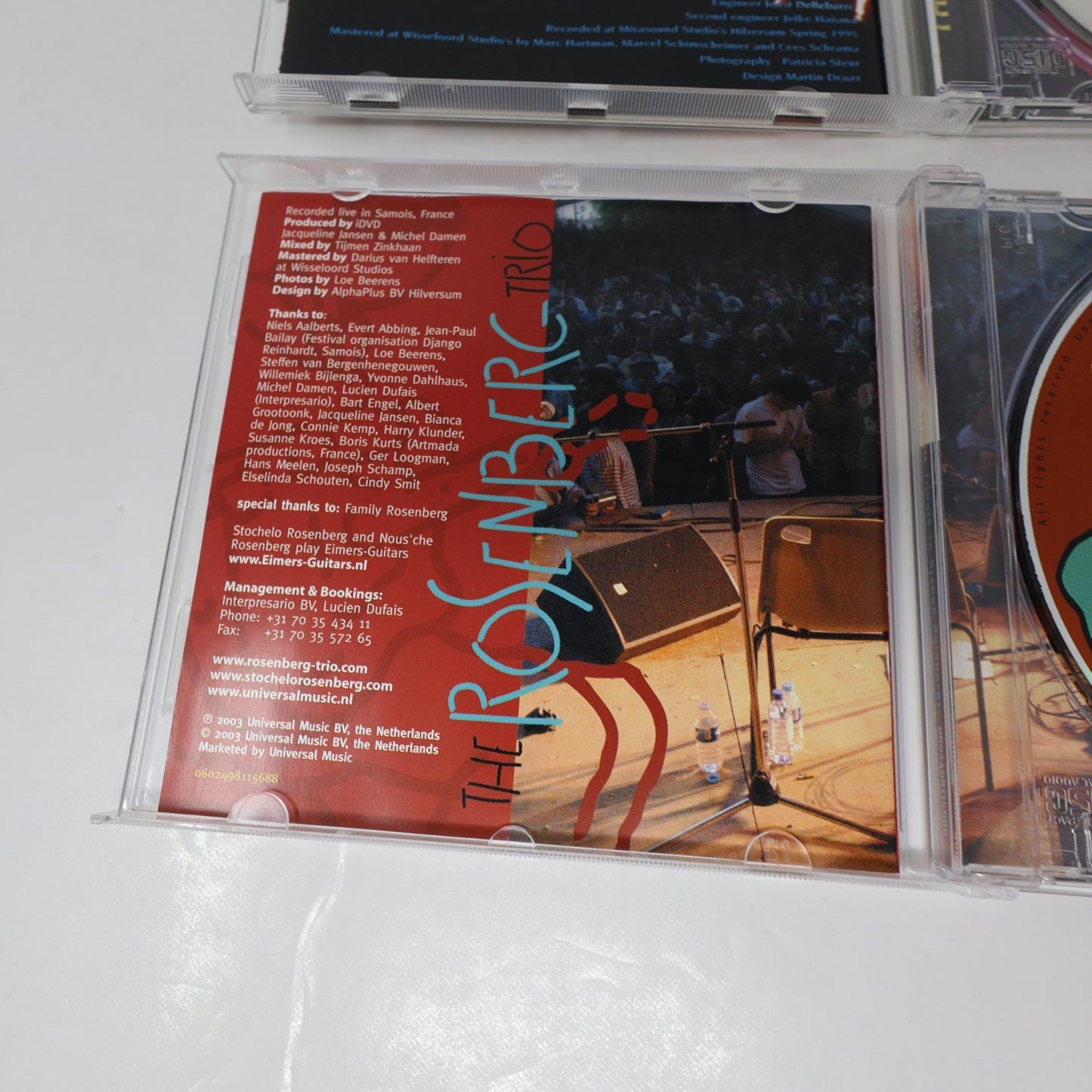 The Rosenberg Trio 2 CD Lot Gypsy Swing/Live Samois Tribute To Django Reinhardt