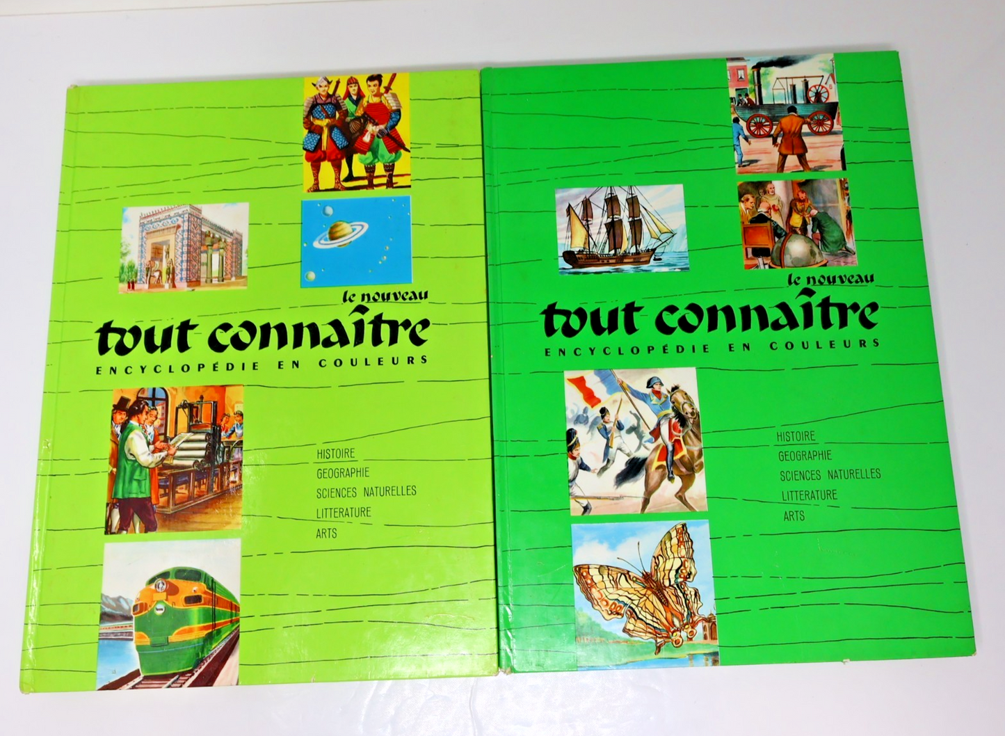 Le Nouveau Tout Connaître Encyclopédie en Couleurs Lot 24 Livres Histoire HC 60s