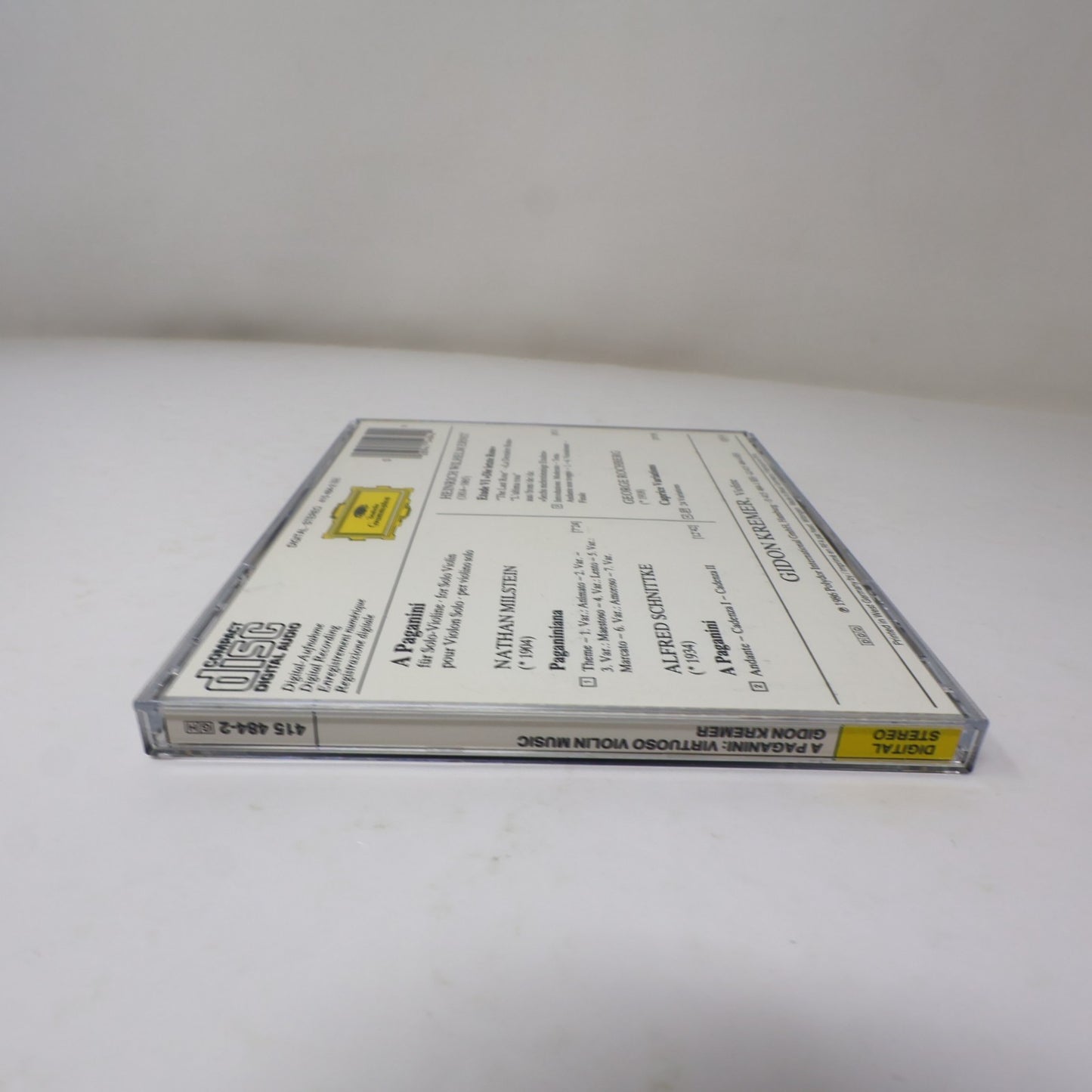 A Paganini Virtuoso Violin Music/Virtuose Musik Für Violine CD Gidon Kremer 1986