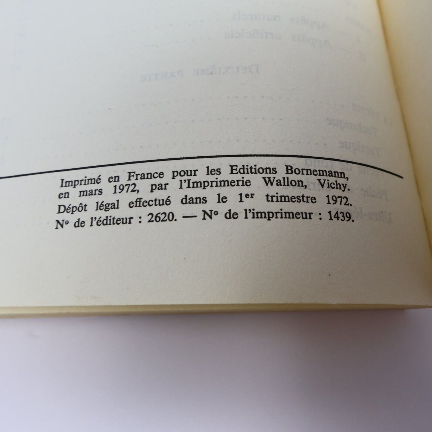 1972 ABC du Lancer Léger de Pierre Lacouche Paperback PB Bornemann Pêche Livre