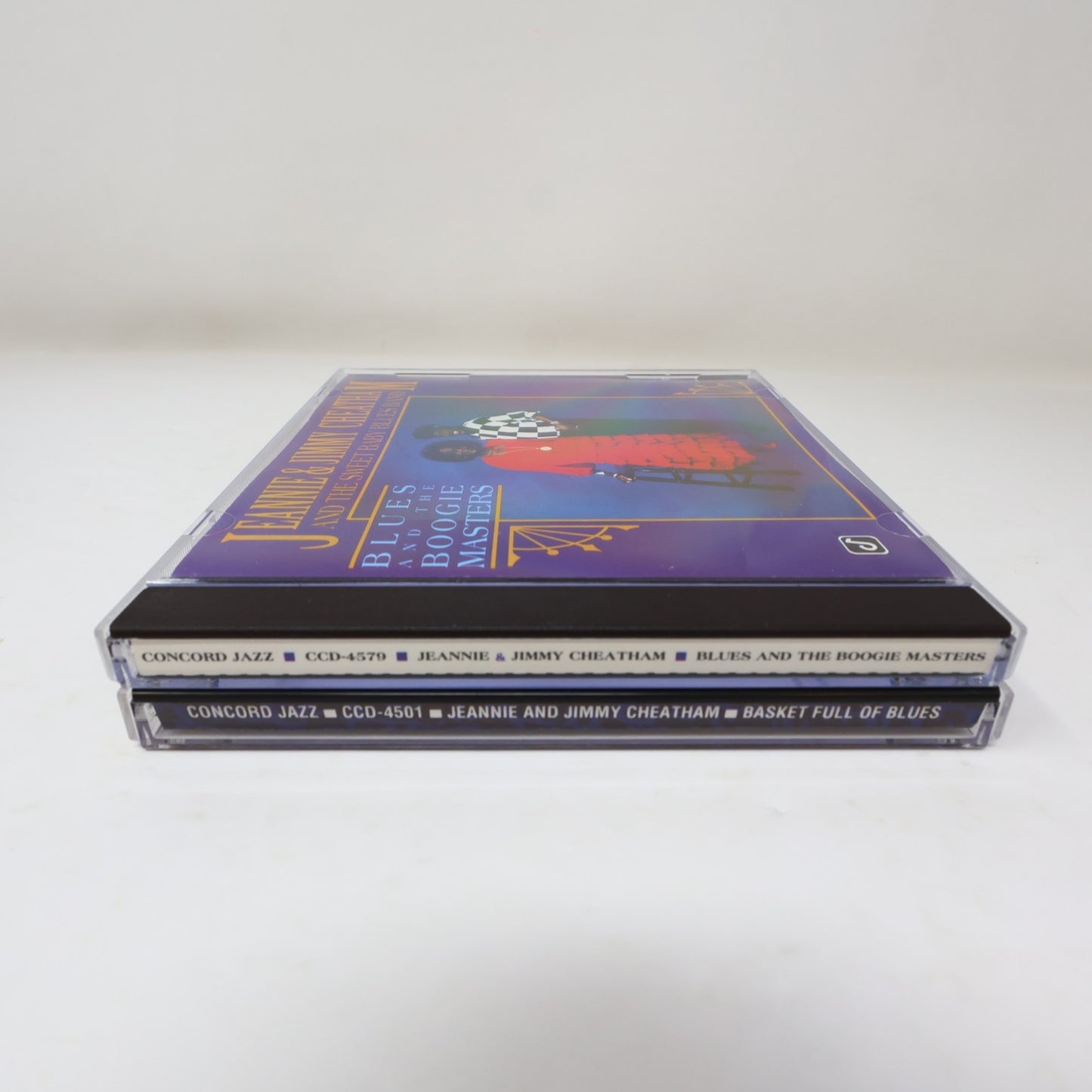 Jeannie & Jimmy Cheatham 2 CDs Lot Blues & Boogie Masters/Basket Full of Blues